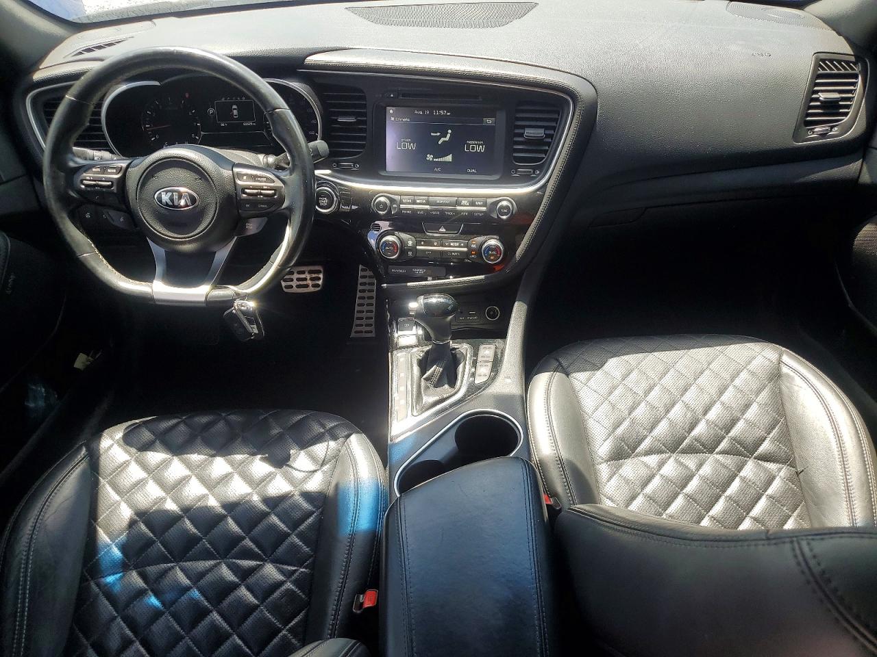 2015 Kia Optima Sx Черный vin: 5XXGR4A65FG449356