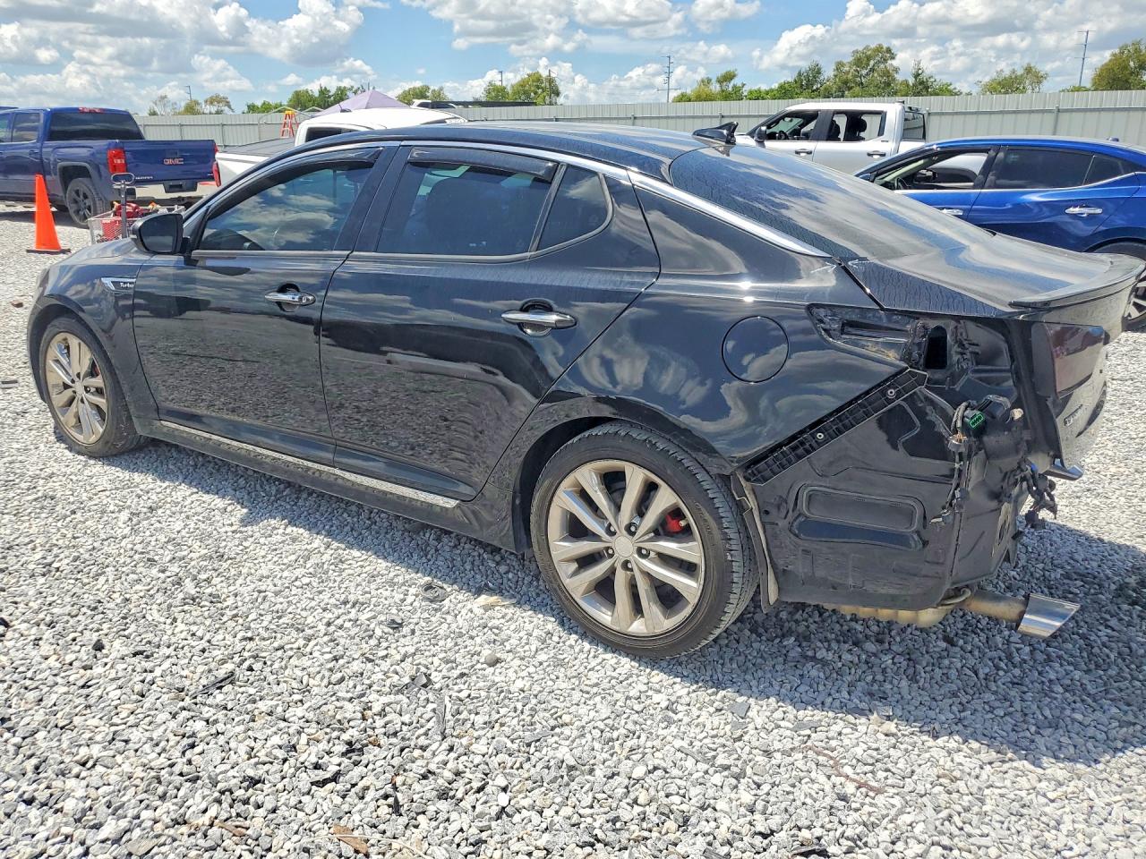 2015 Kia Optima Sx Черный vin: 5XXGR4A65FG449356