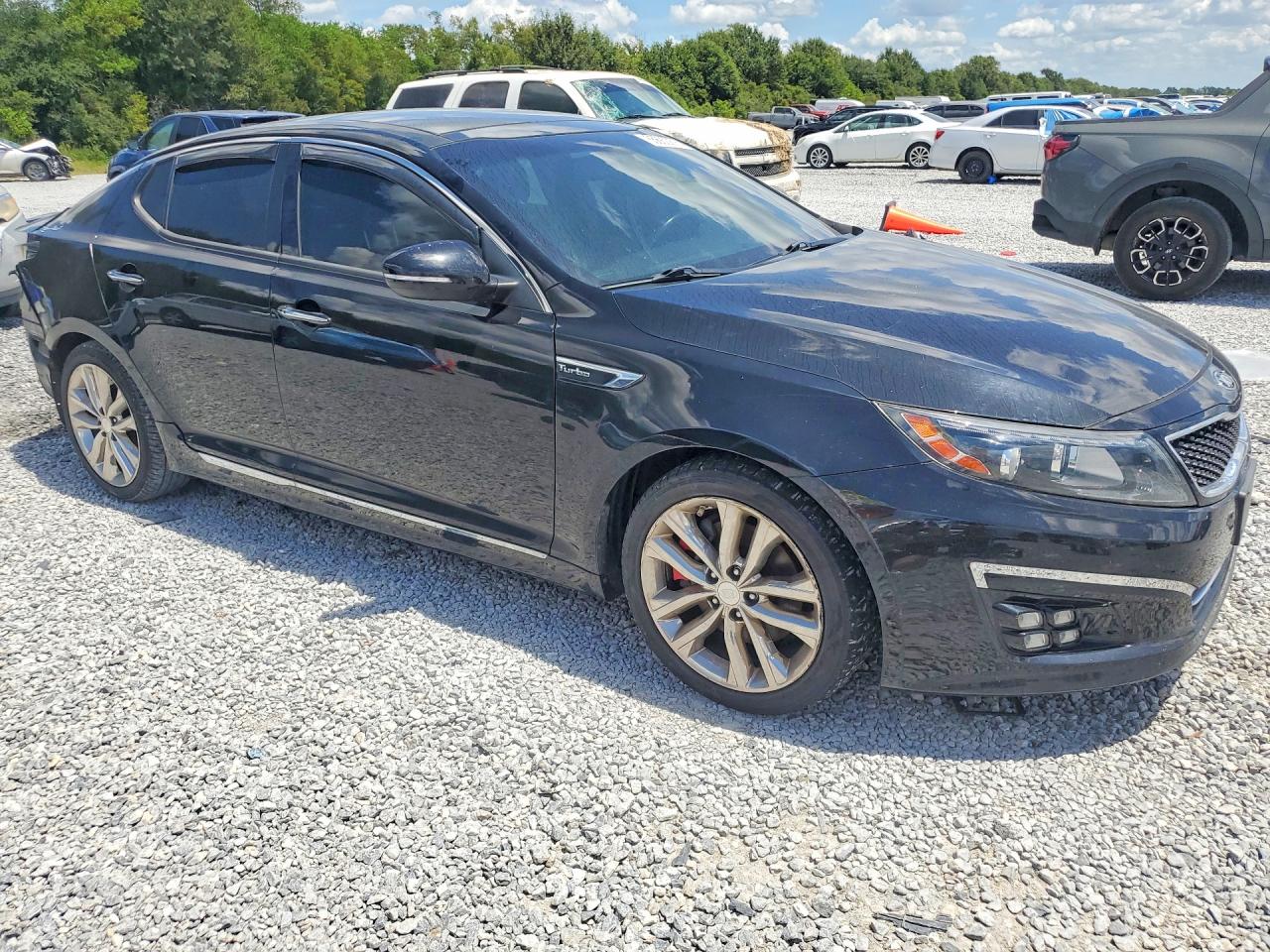 2015 Kia Optima Sx Черный vin: 5XXGR4A65FG449356