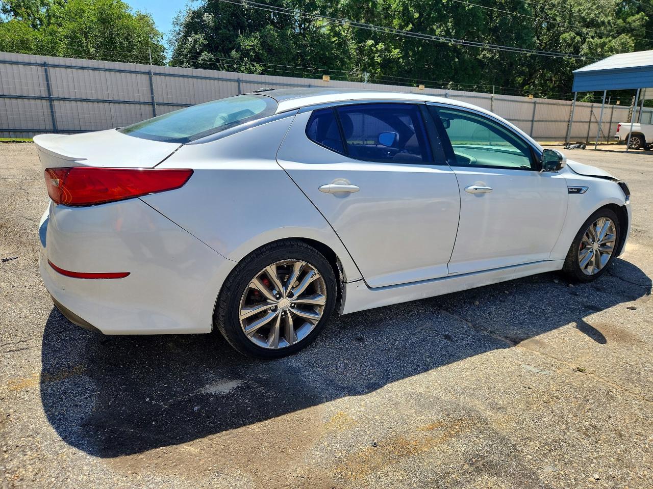 2015 Kia Optima Sx White vin: 5XXGR4A65FG455030