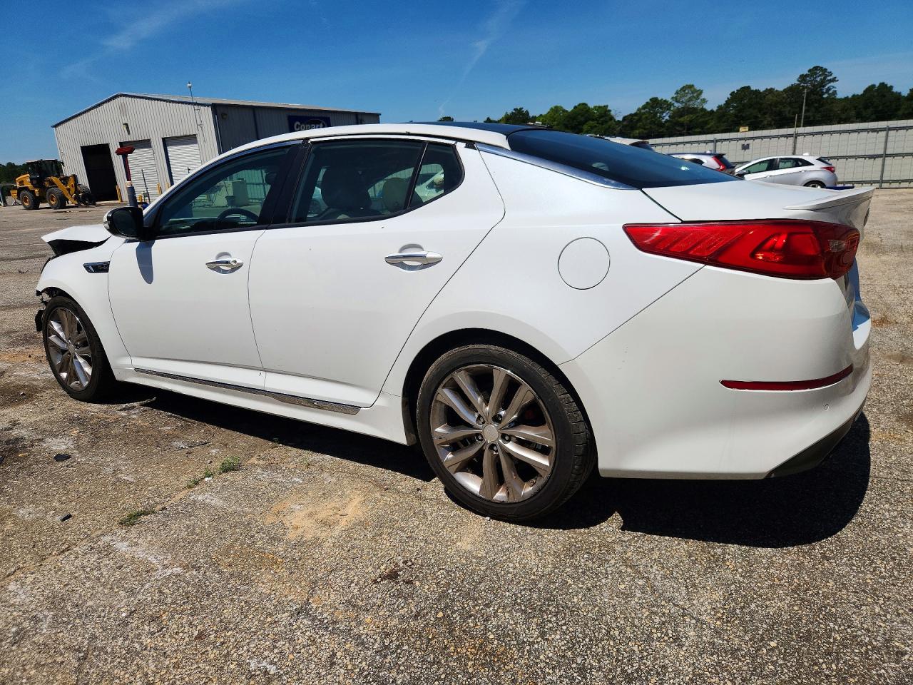 2015 Kia Optima Sx White vin: 5XXGR4A65FG455030