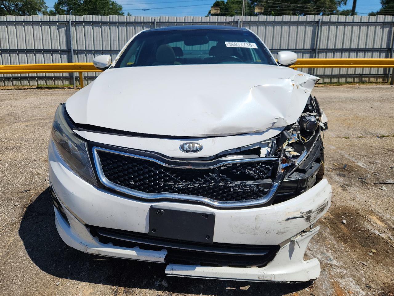 2015 Kia Optima Sx White vin: 5XXGR4A65FG455030