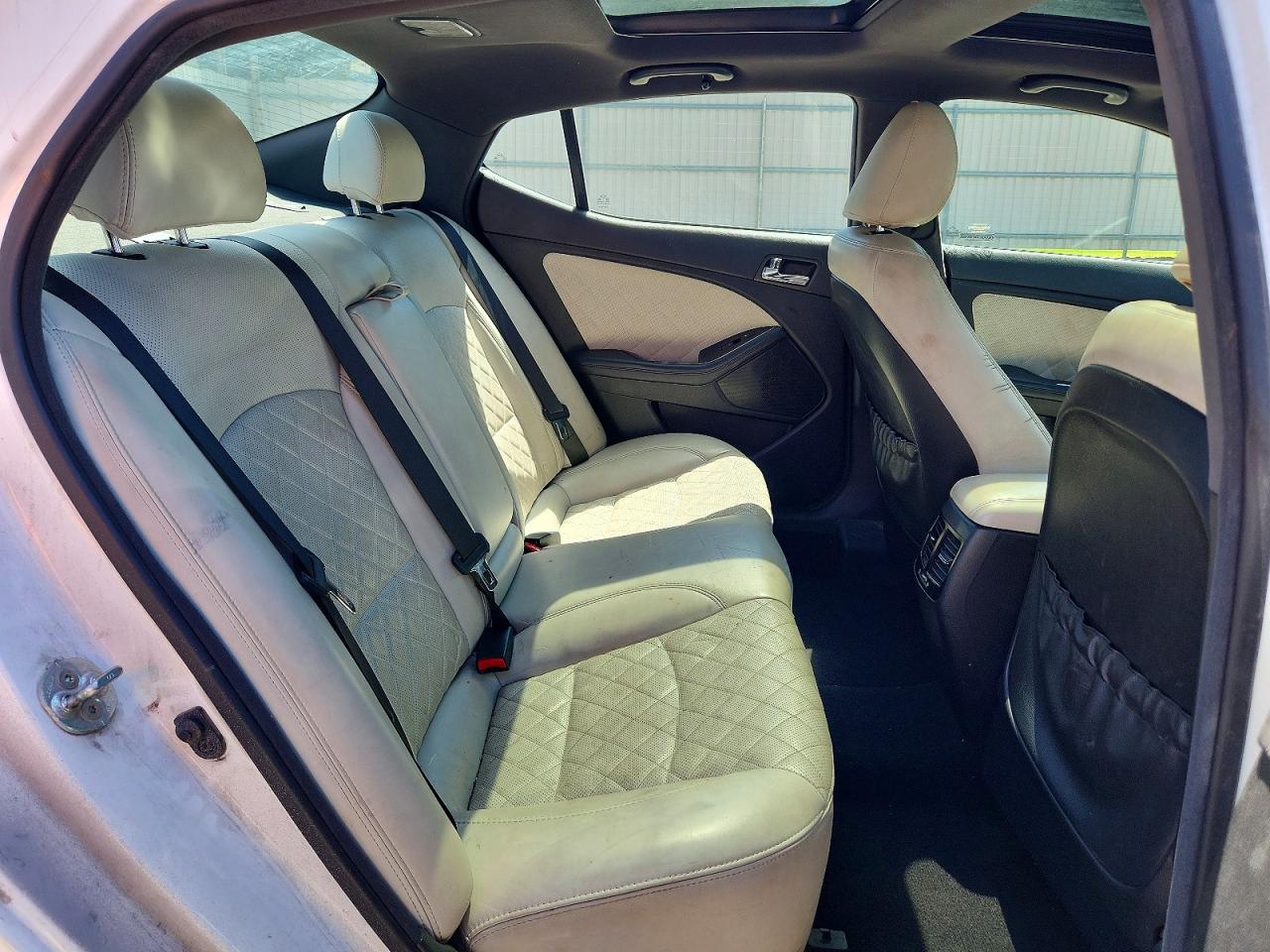 2015 Kia Optima Sx White vin: 5XXGR4A65FG455030