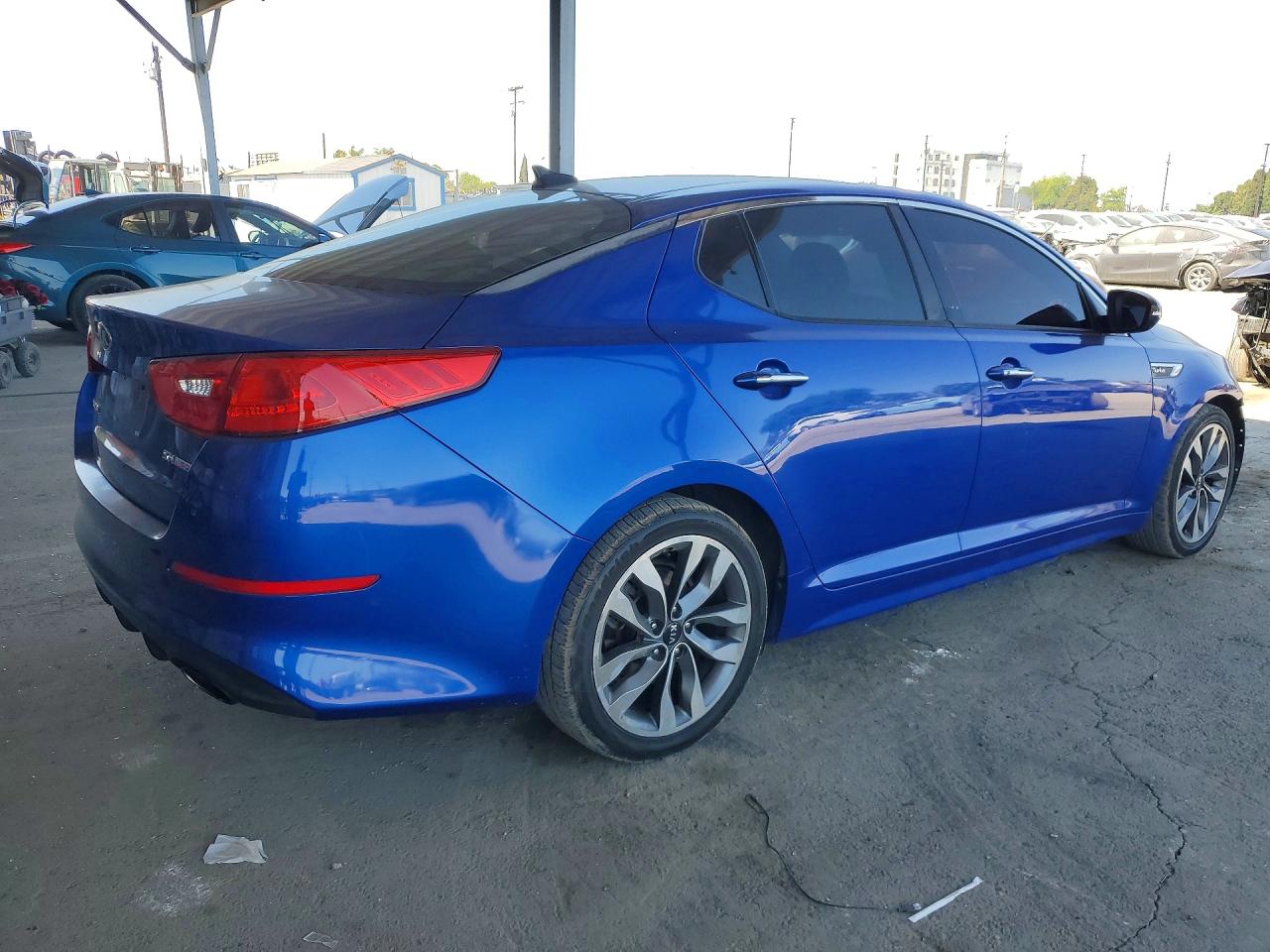 2015 Kia Optima Sx Синий vin: 5XXGR4A65FG463404