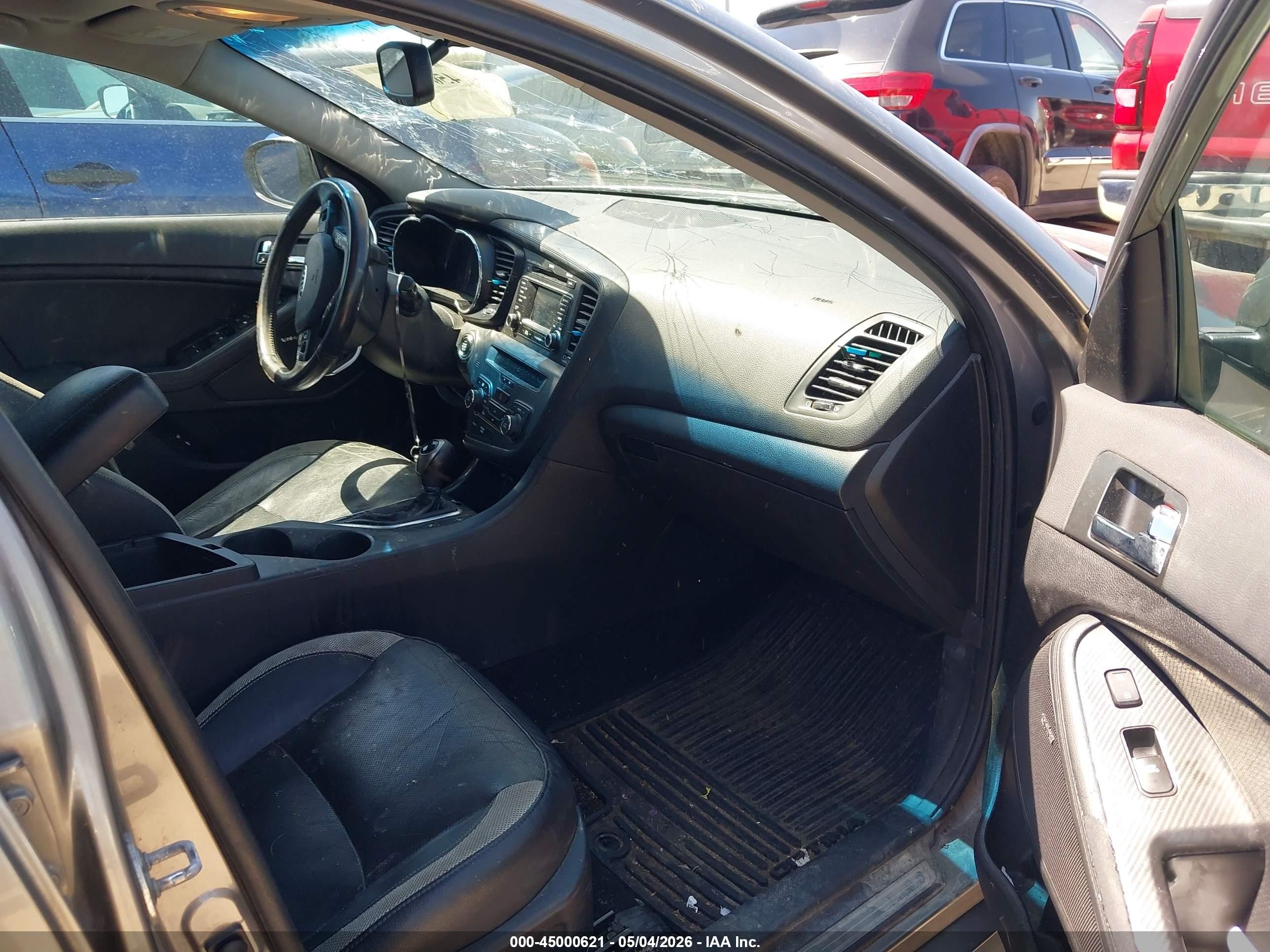 2012 Kia Optima Sx Серый vin: 5XXGR4A66CG001915