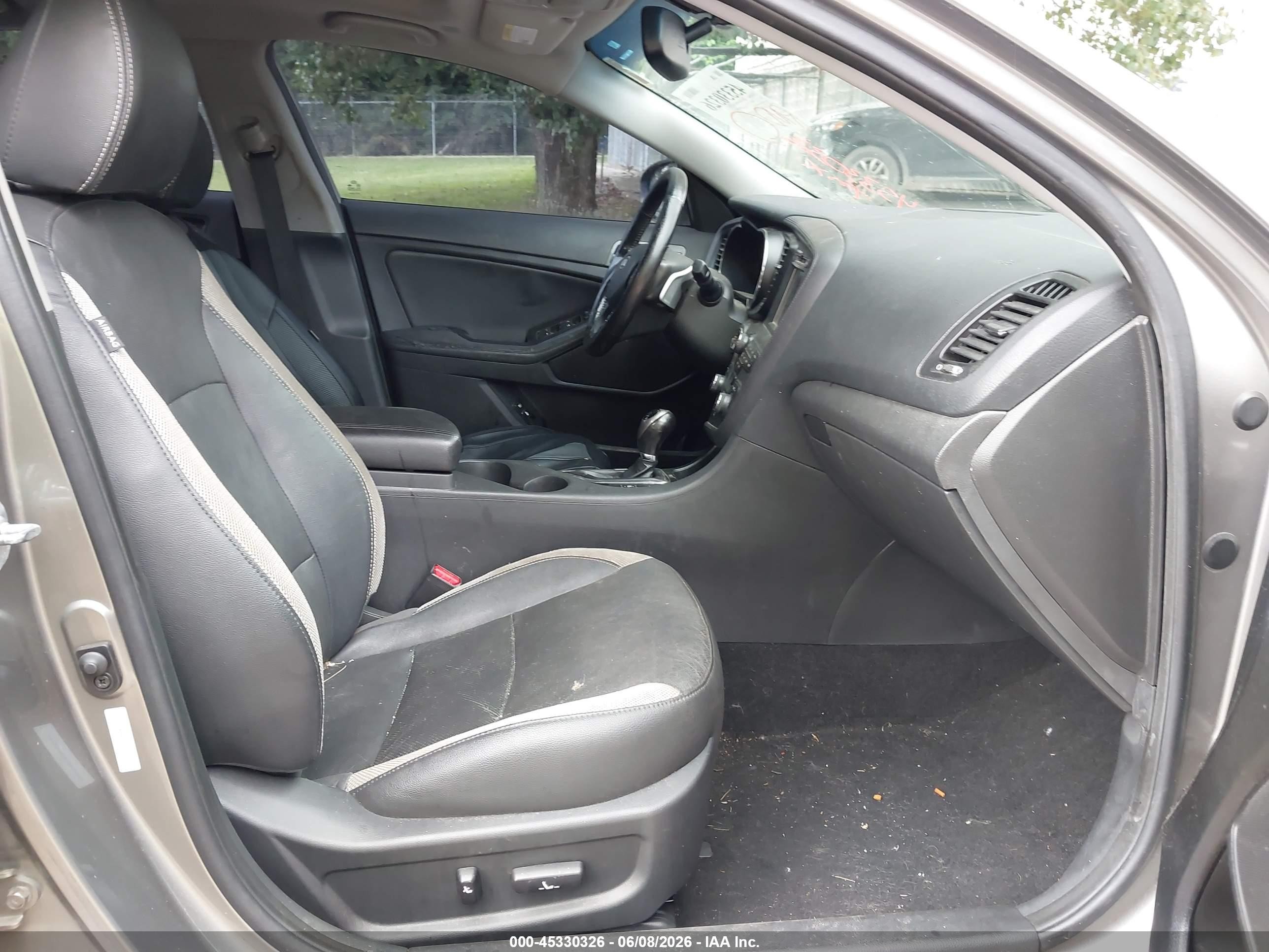 2012 Kia Optima Sx Gray vin: 5XXGR4A66CG002305