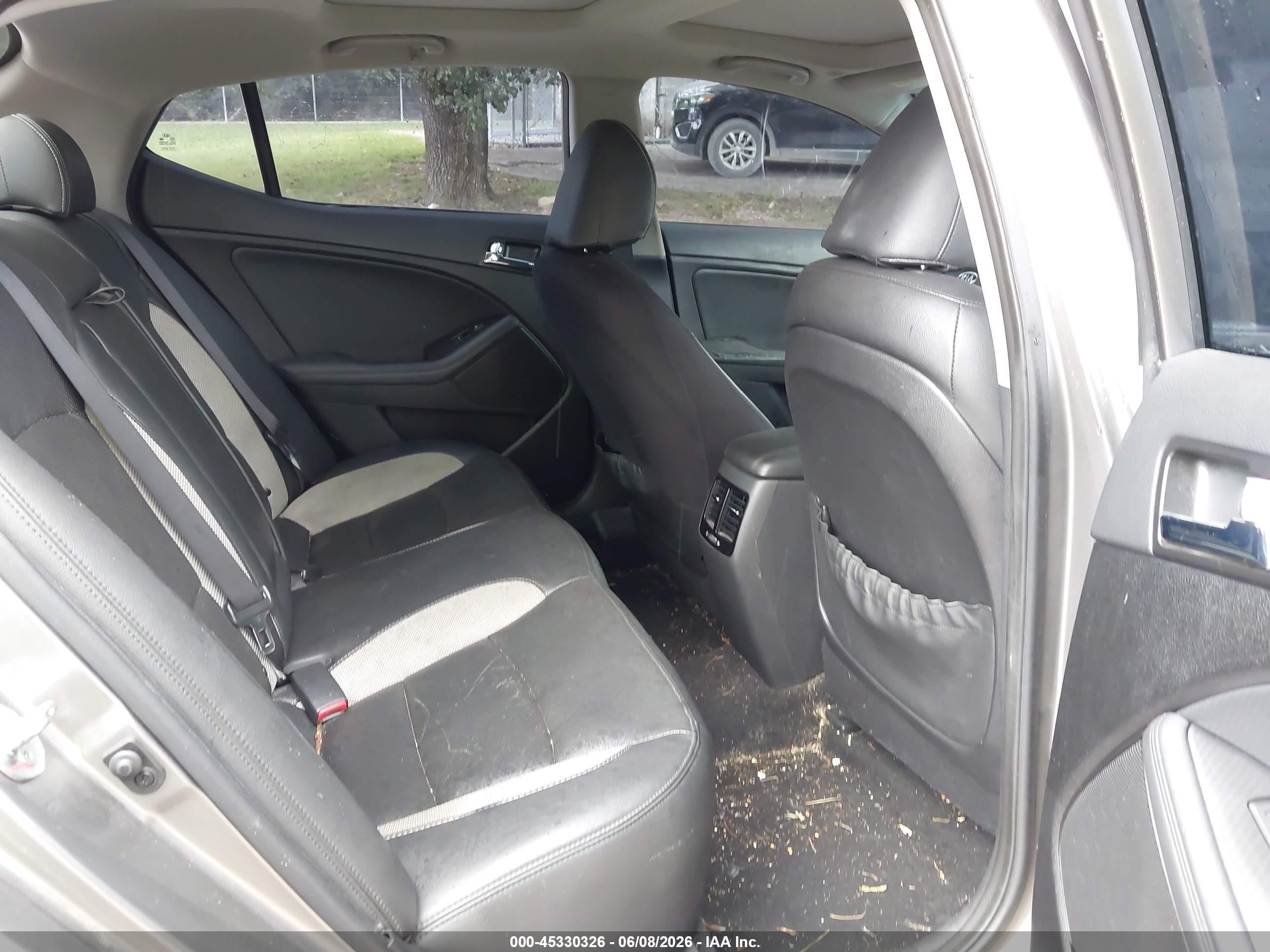 2012 Kia Optima Sx Gray vin: 5XXGR4A66CG002305