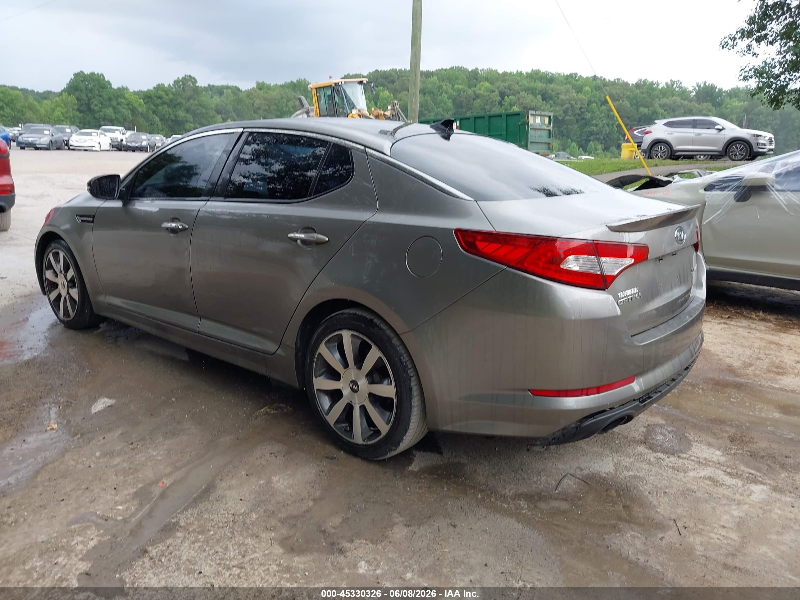 2012 Kia Optima Sx Gray vin: 5XXGR4A66CG002305