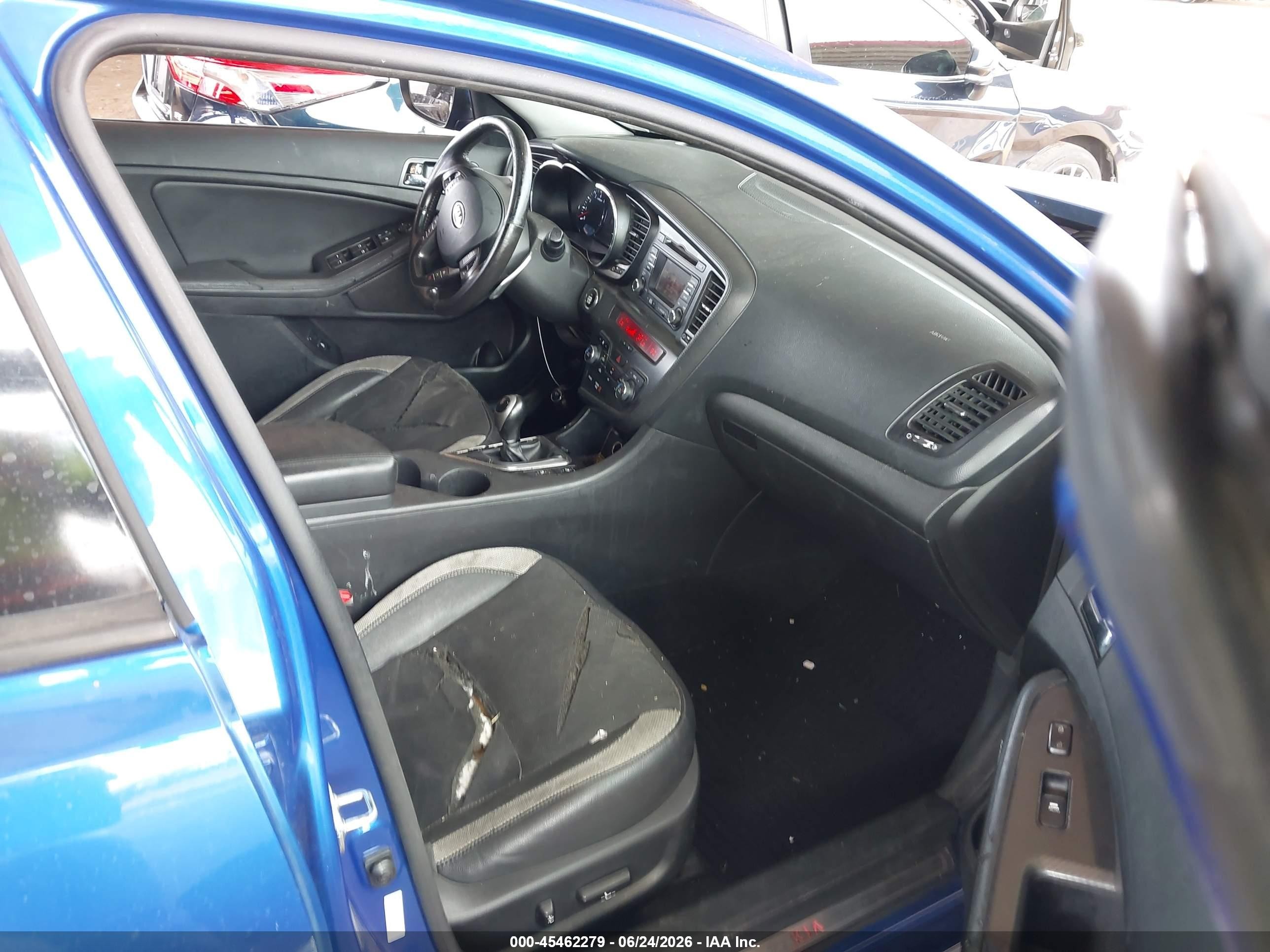 2012 Kia Optima Sx Blue vin: 5XXGR4A66CG020335