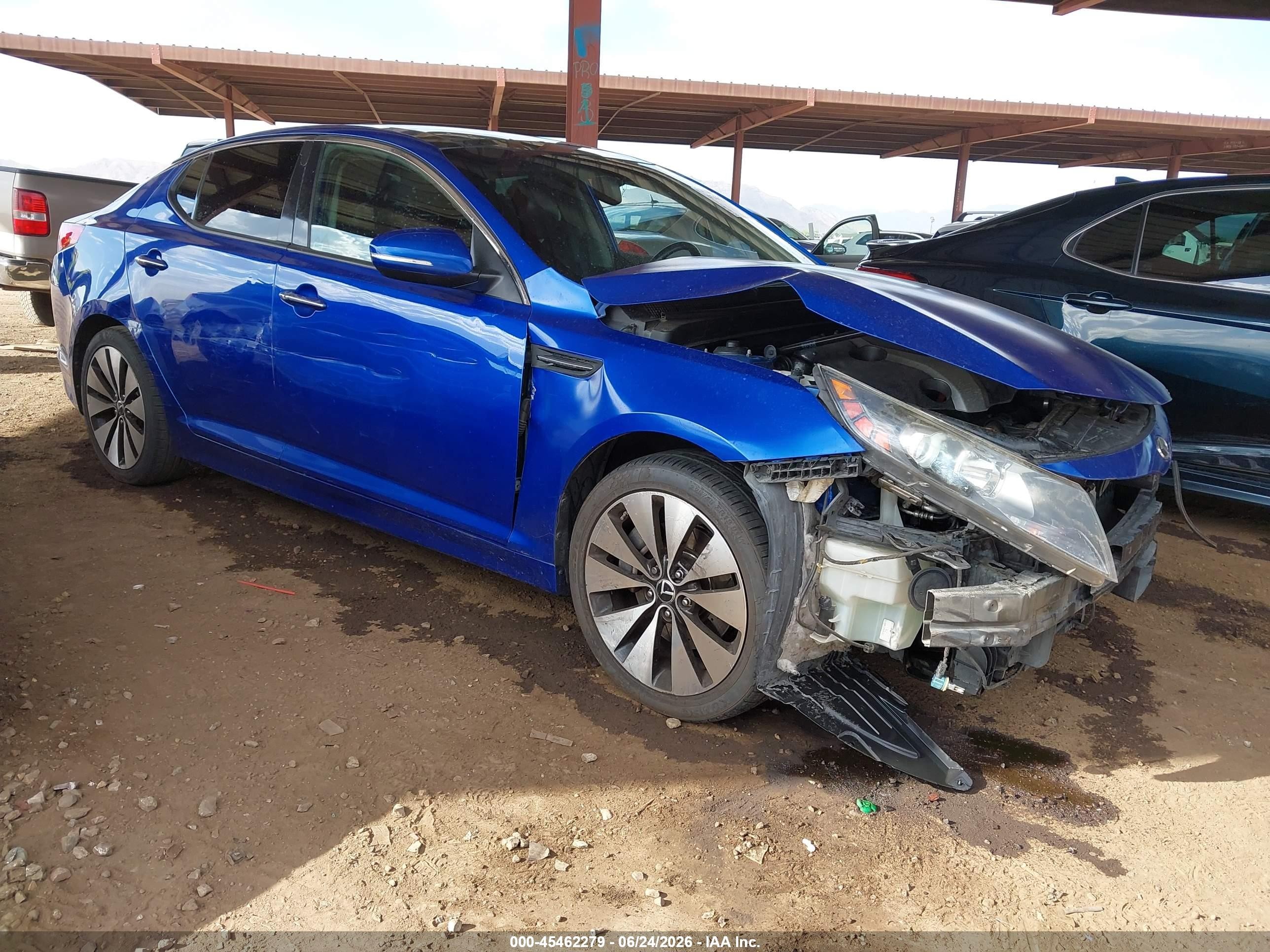 2012 Kia Optima Sx Blue vin: 5XXGR4A66CG020335