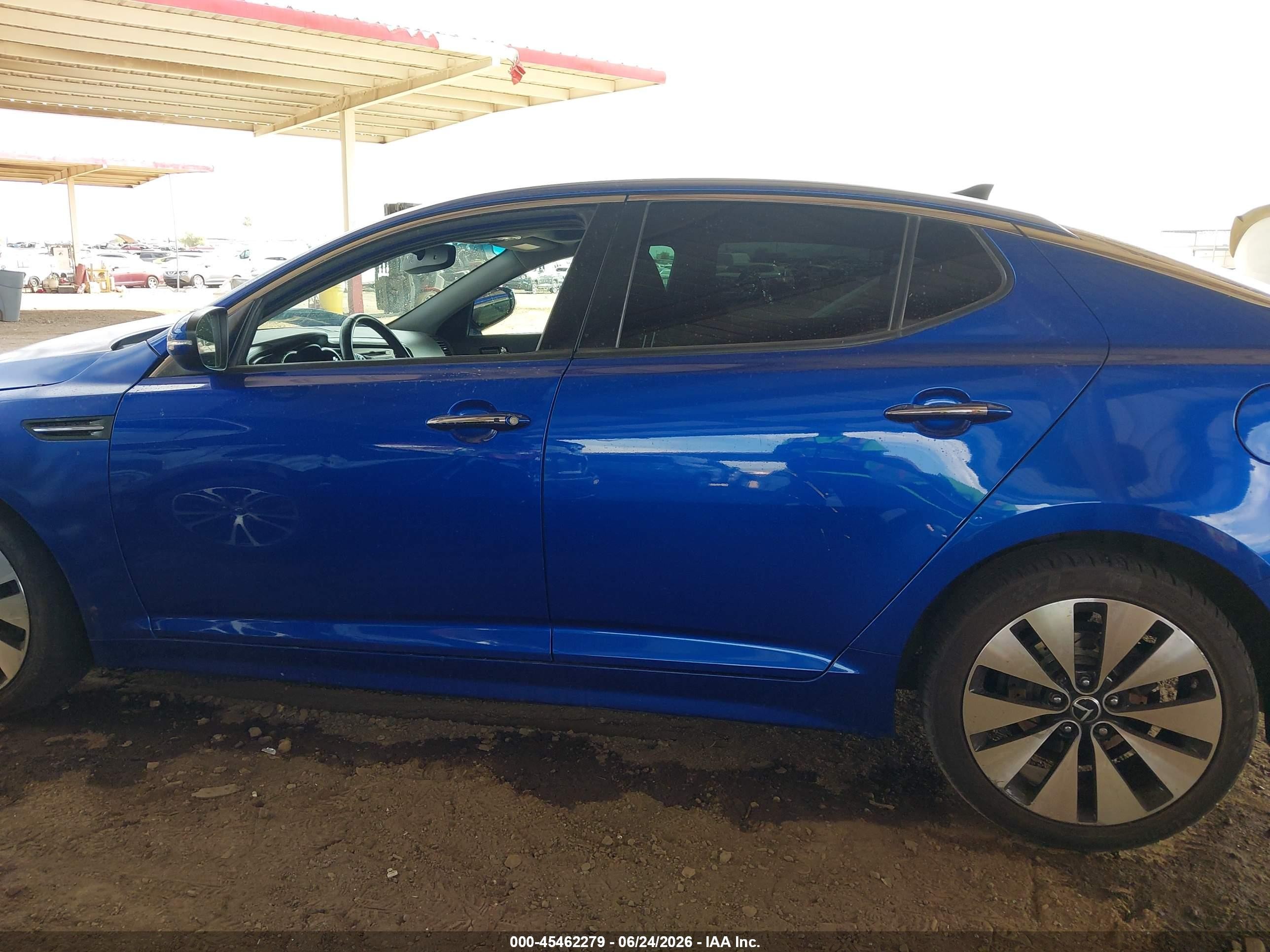 2012 Kia Optima Sx Blue vin: 5XXGR4A66CG020335