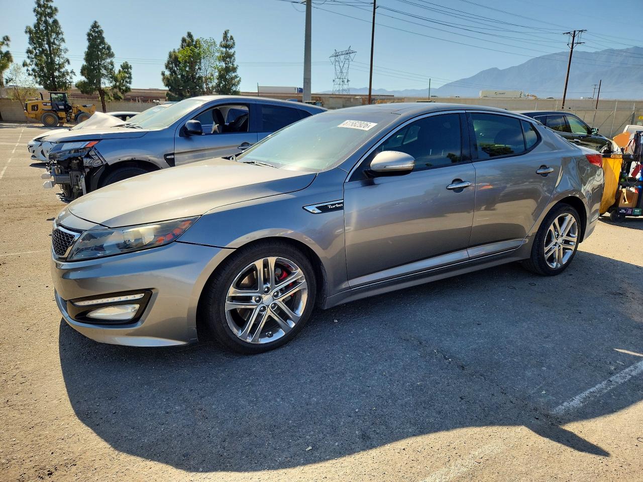 2013 Kia Optima Sx Gray vin: 5XXGR4A66DG087616