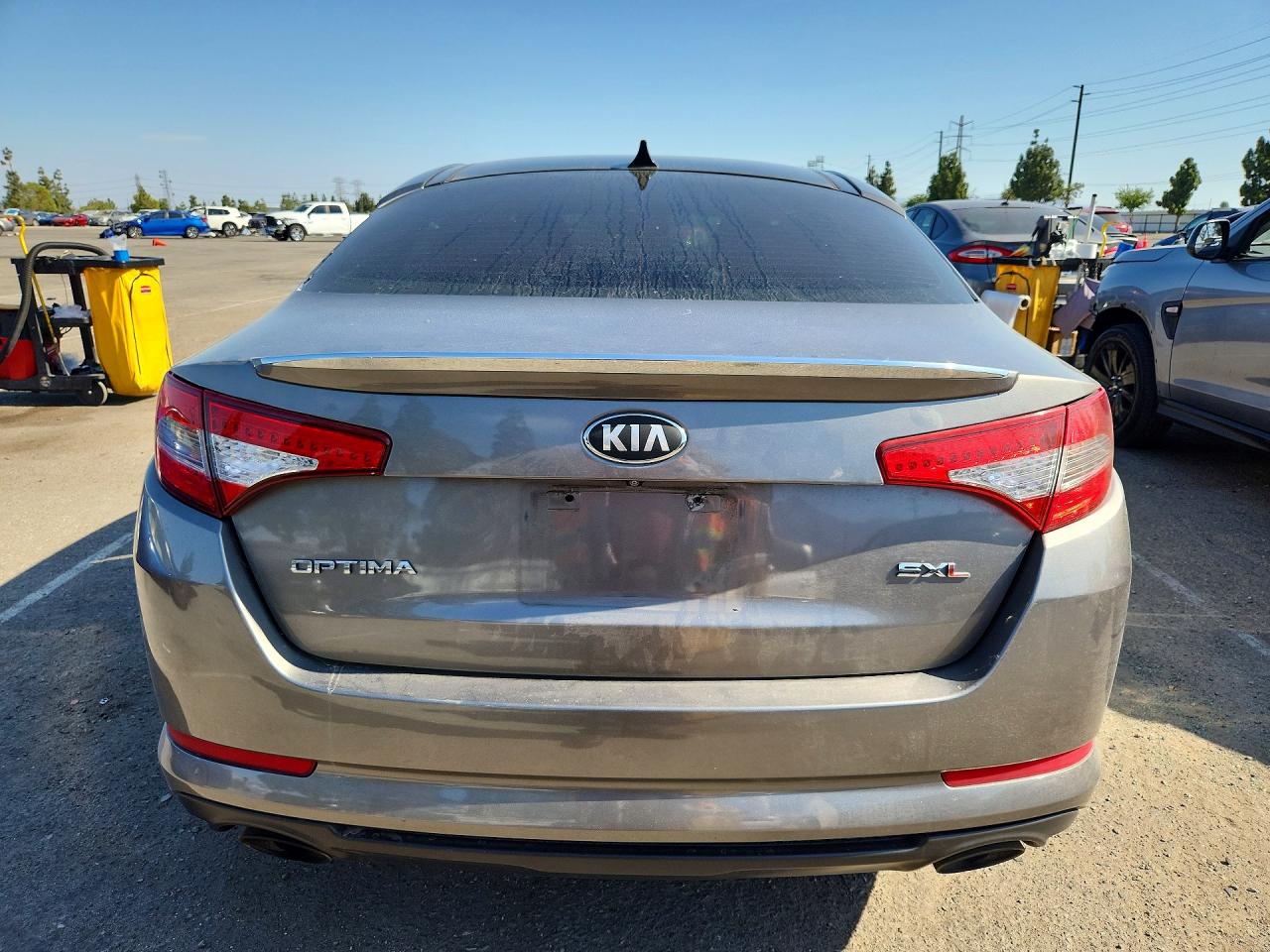 2013 Kia Optima Sx Gray vin: 5XXGR4A66DG087616