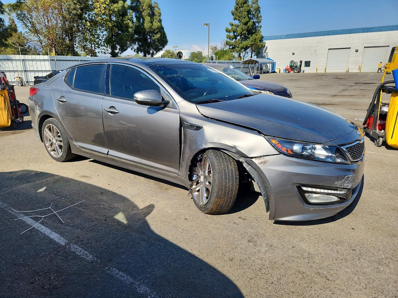 2013 Kia Optima Sx Gray vin: 5XXGR4A66DG087616