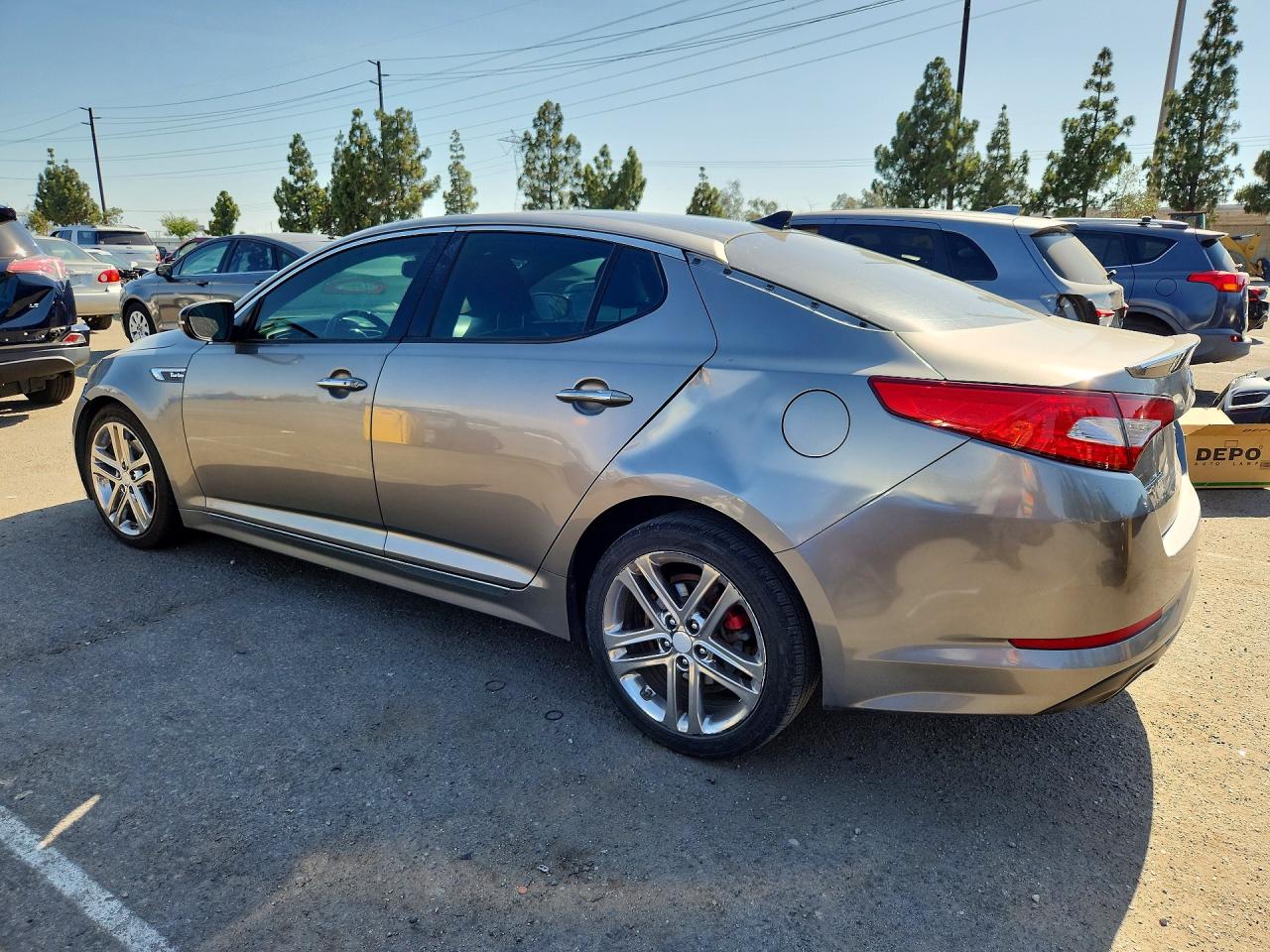 2013 Kia Optima Sx Gray vin: 5XXGR4A66DG087616
