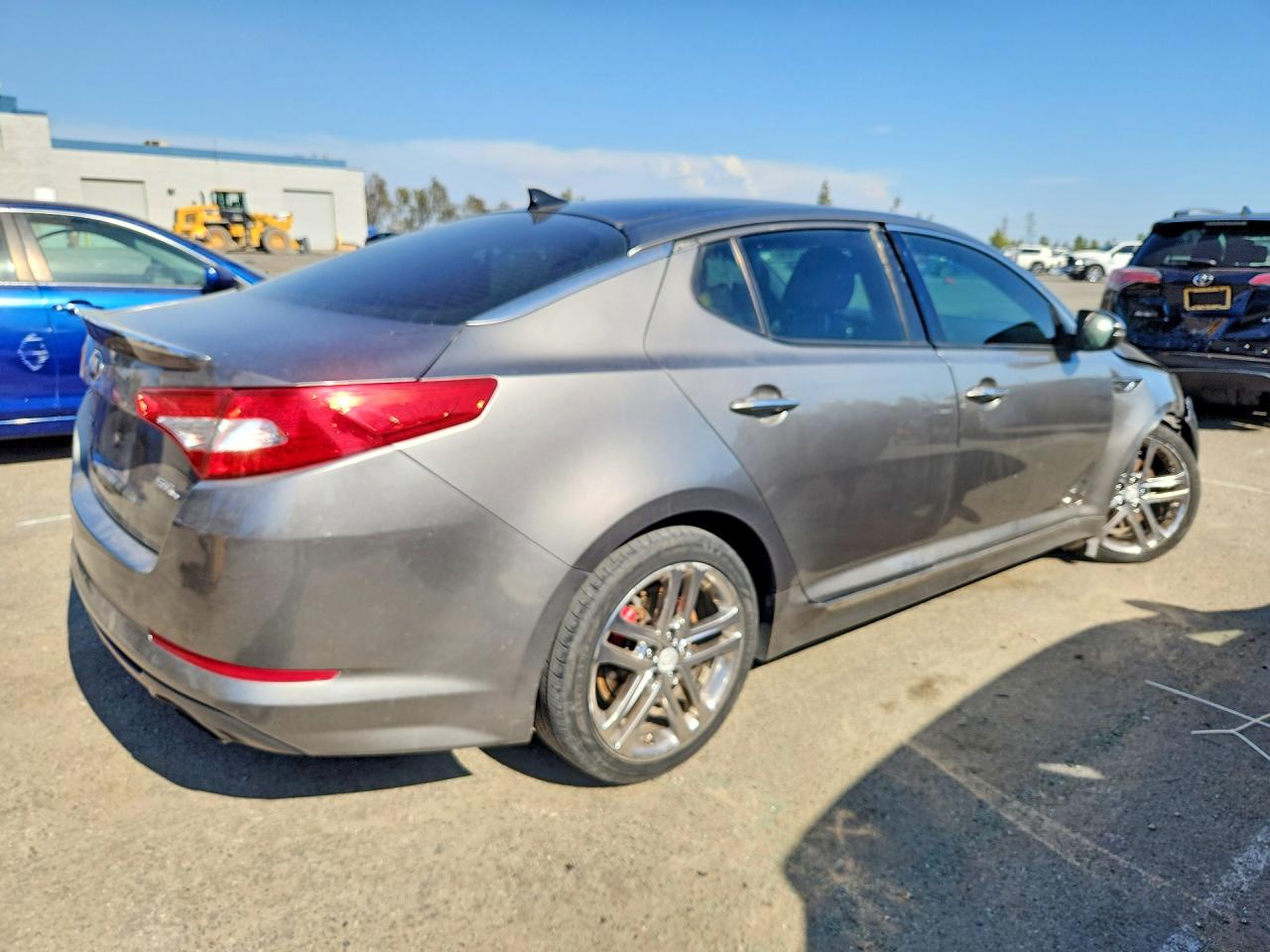 2013 Kia Optima Sx Gray vin: 5XXGR4A66DG087616