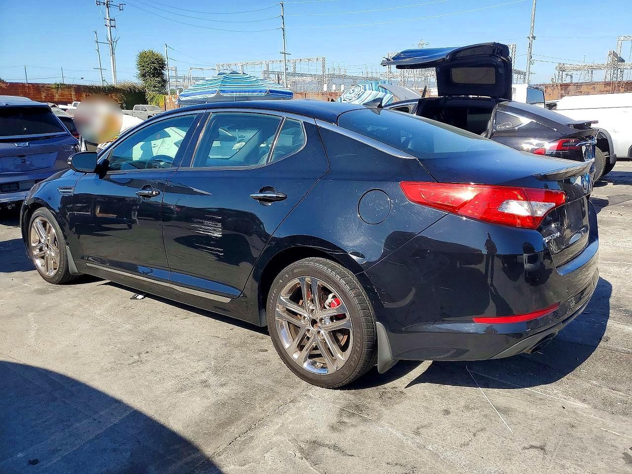 2013 Kia Optima Sx Black vin: 5XXGR4A66DG129086