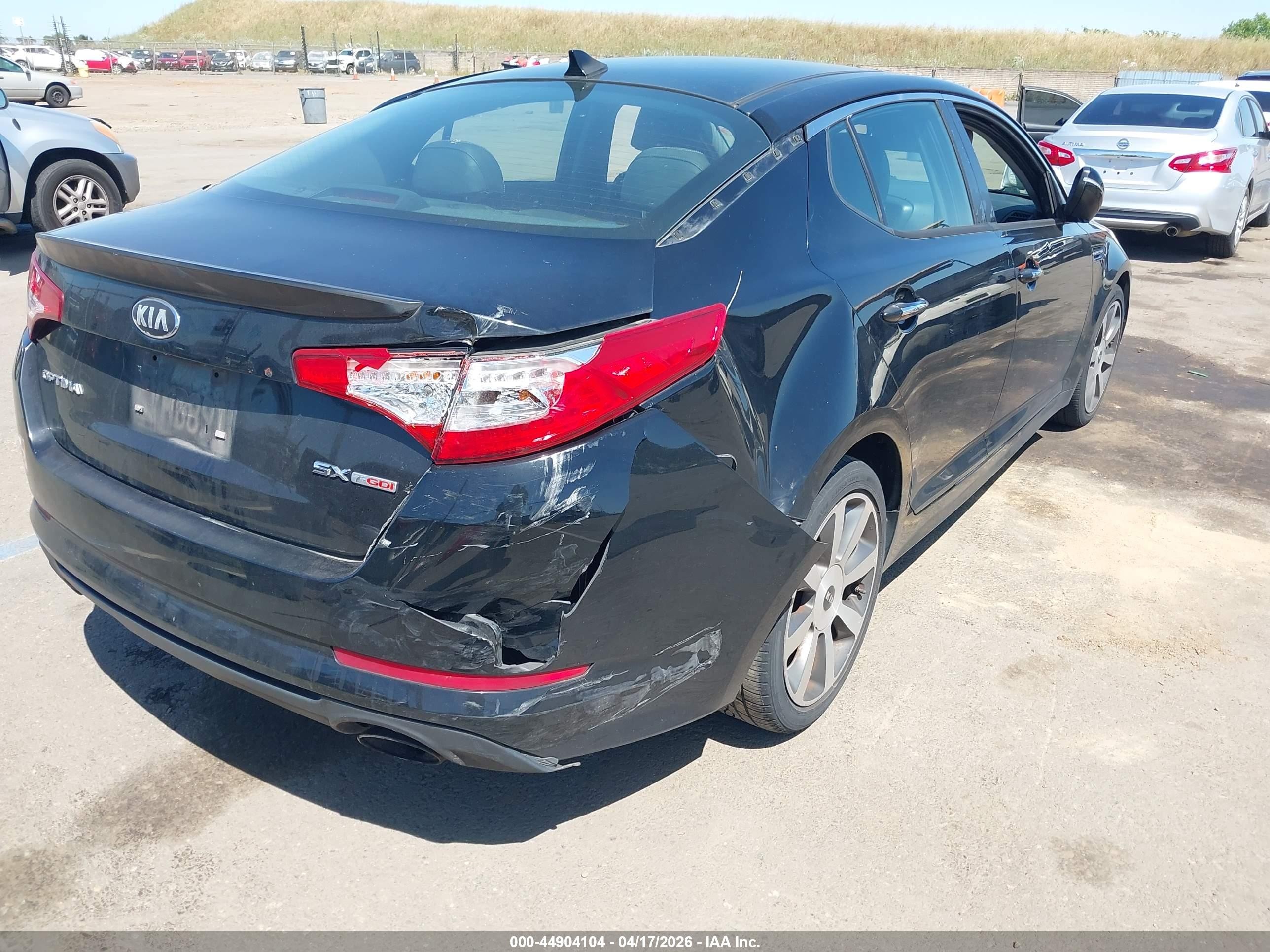2013 Kia Optima Sx Черный vin: 5XXGR4A66DG149516