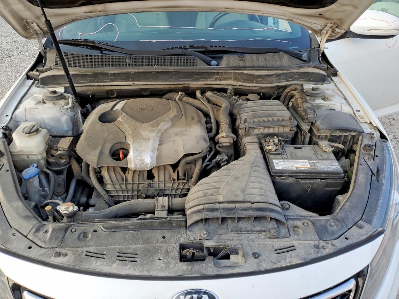 2013 Kia Optima Sx White vin: 5XXGR4A66DG206586