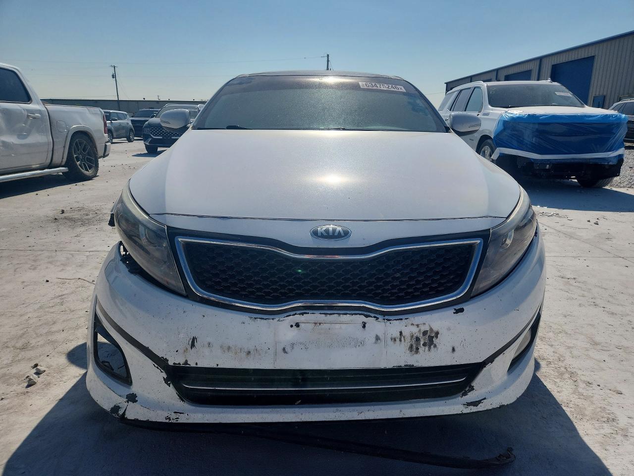 2015 Kia Optima Sx White vin: 5XXGR4A66FG363585