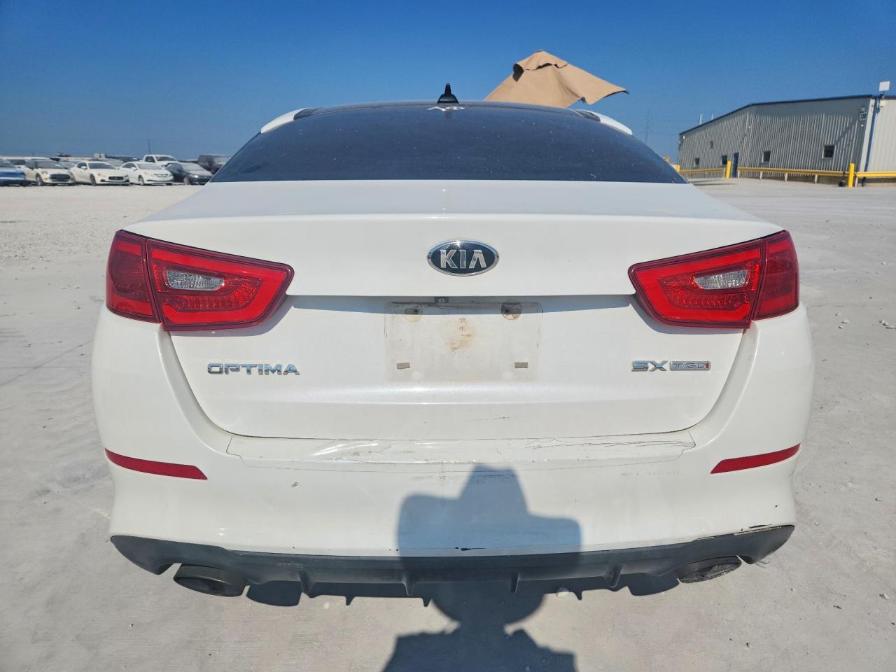 2015 Kia Optima Sx White vin: 5XXGR4A66FG363585