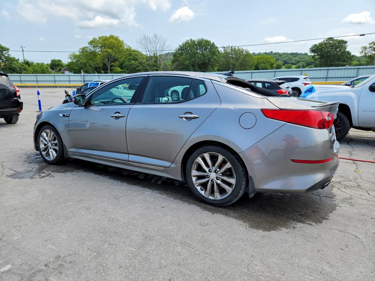 2015 Kia Optima Sx Silver vin: 5XXGR4A66FG410100