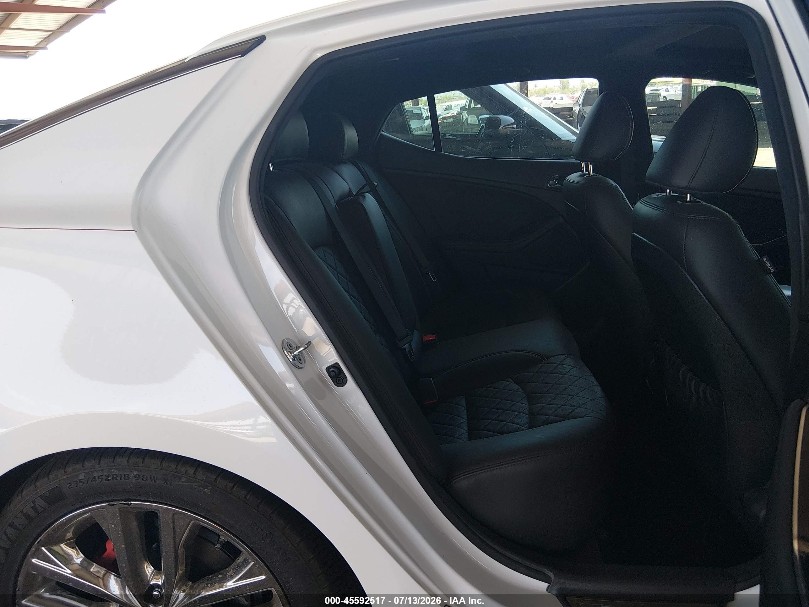2015 Kia Optima Sxl Turbo White vin: 5XXGR4A66FG447549