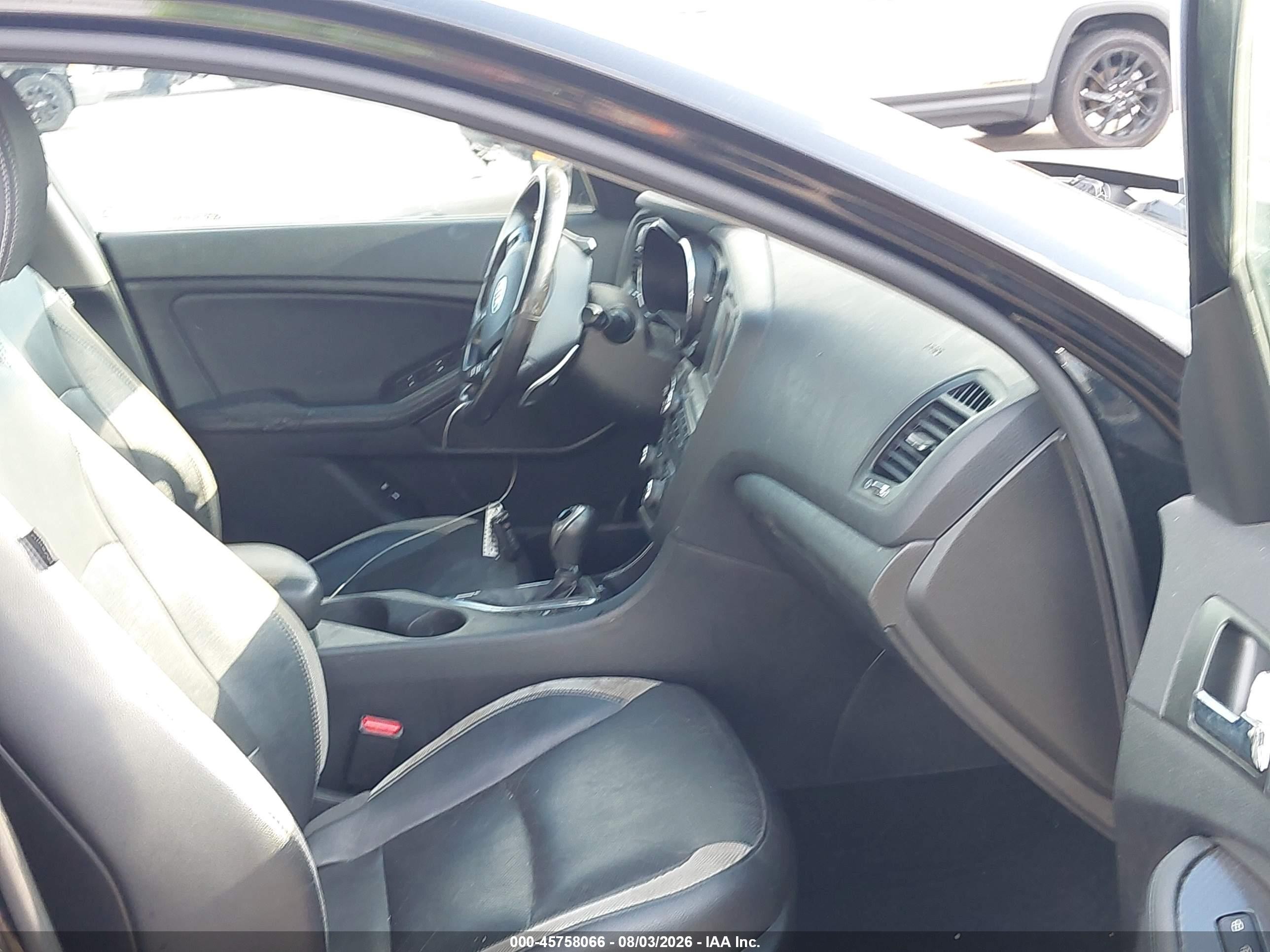 2012 Kia Optima Sx Black vin: 5XXGR4A67CG001762