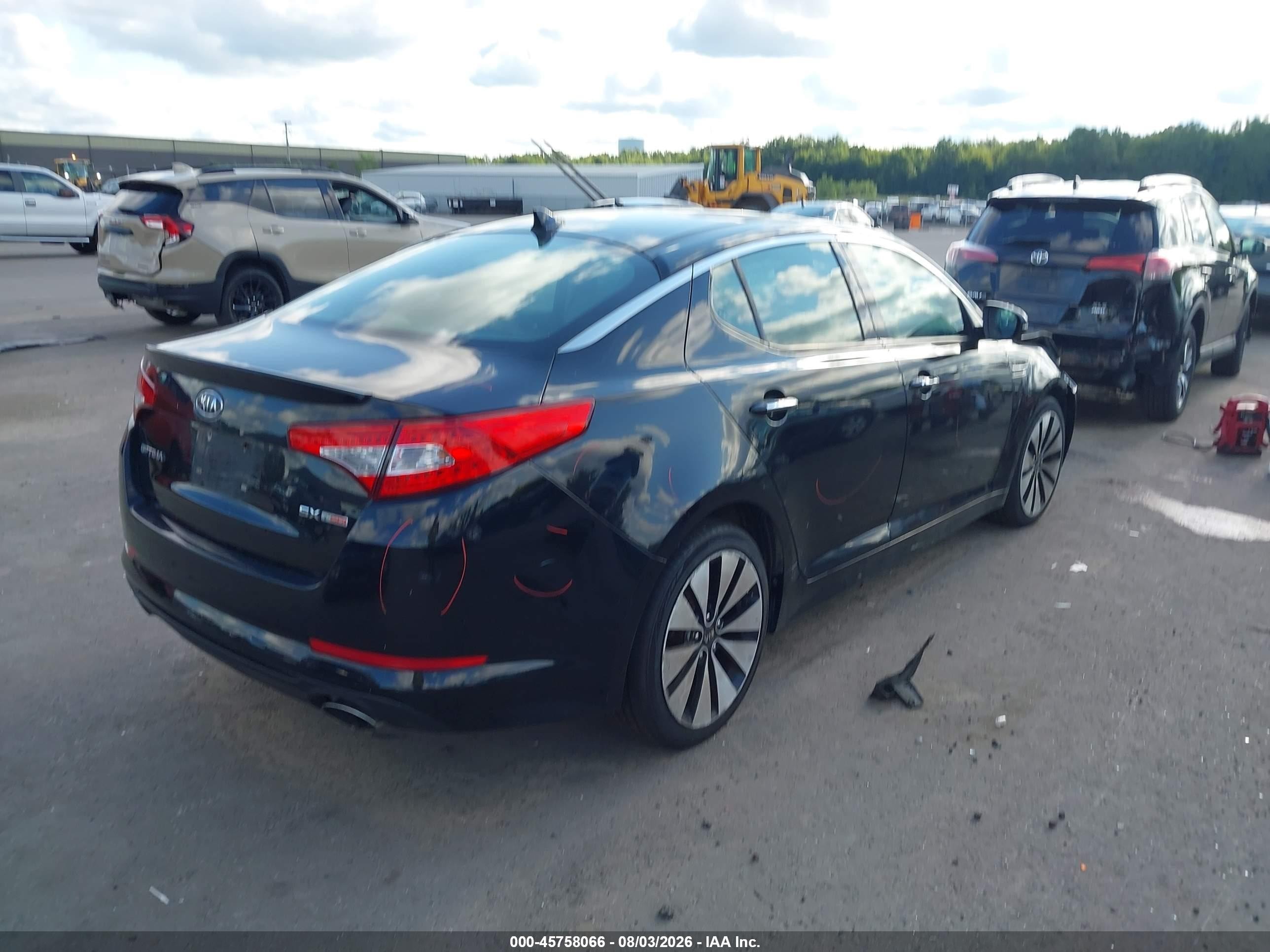 2012 Kia Optima Sx Black vin: 5XXGR4A67CG001762
