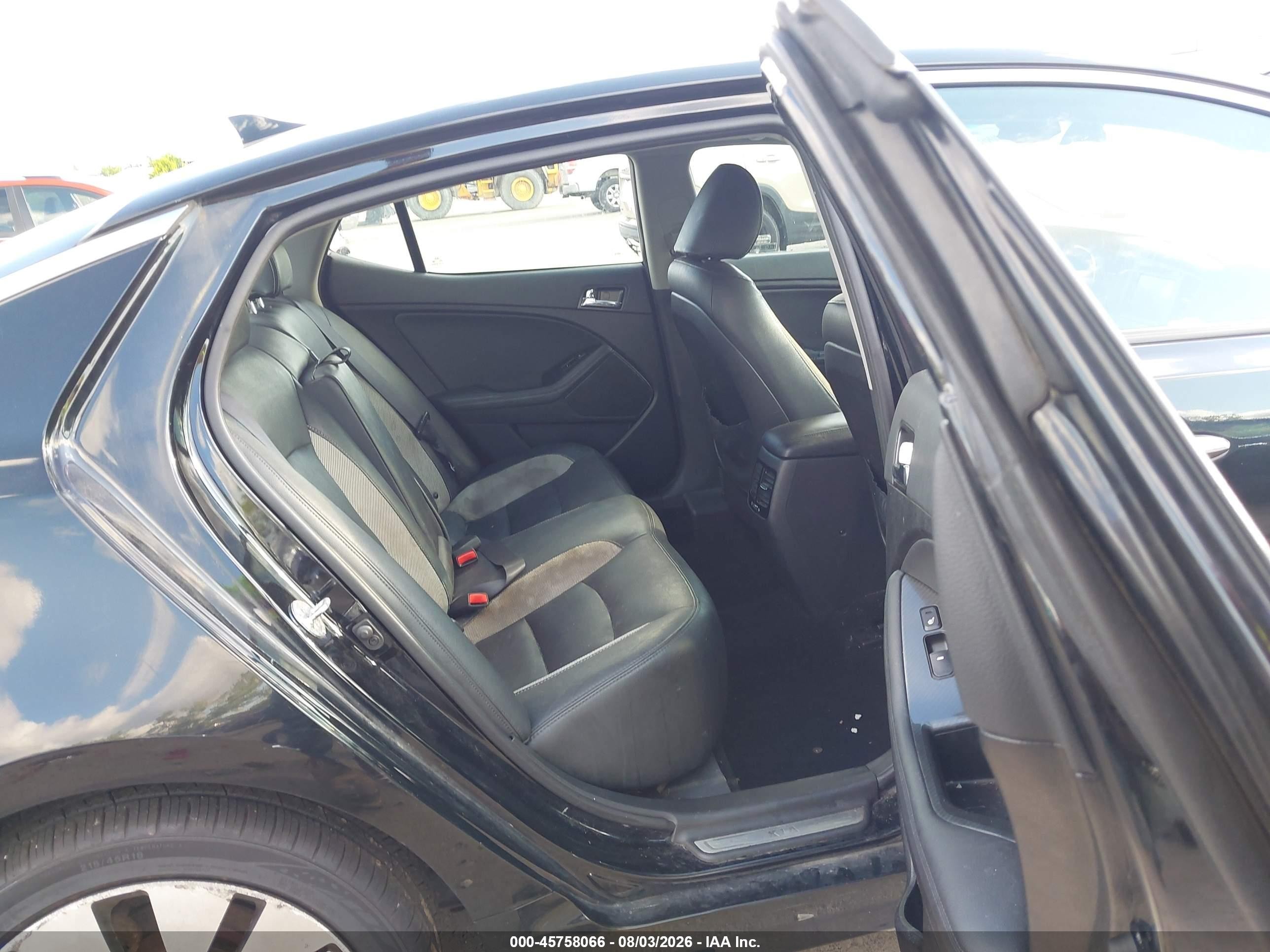 2012 Kia Optima Sx Black vin: 5XXGR4A67CG001762