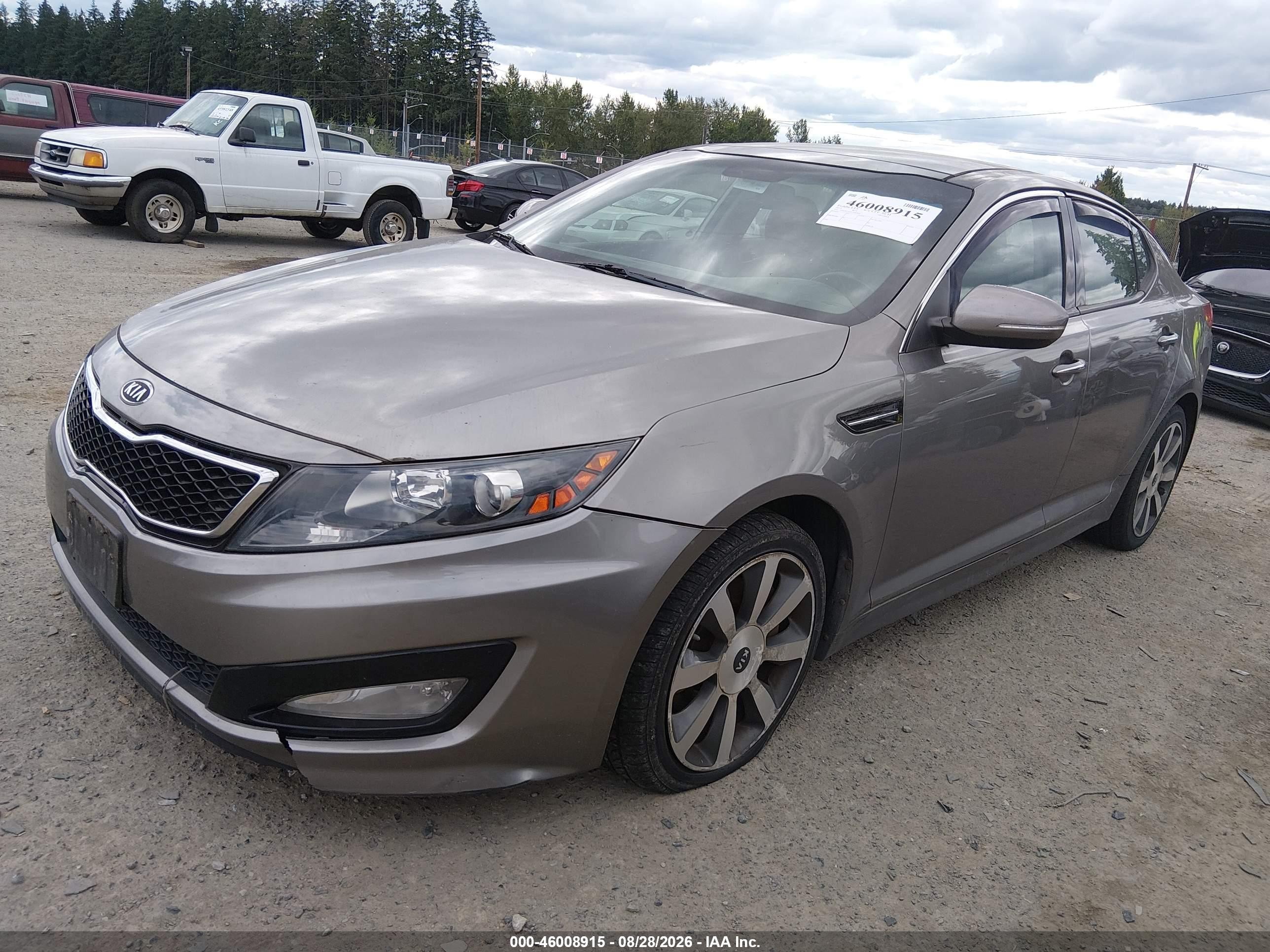 2012 Kia Optima Sx Gray vin: 5XXGR4A67CG065834