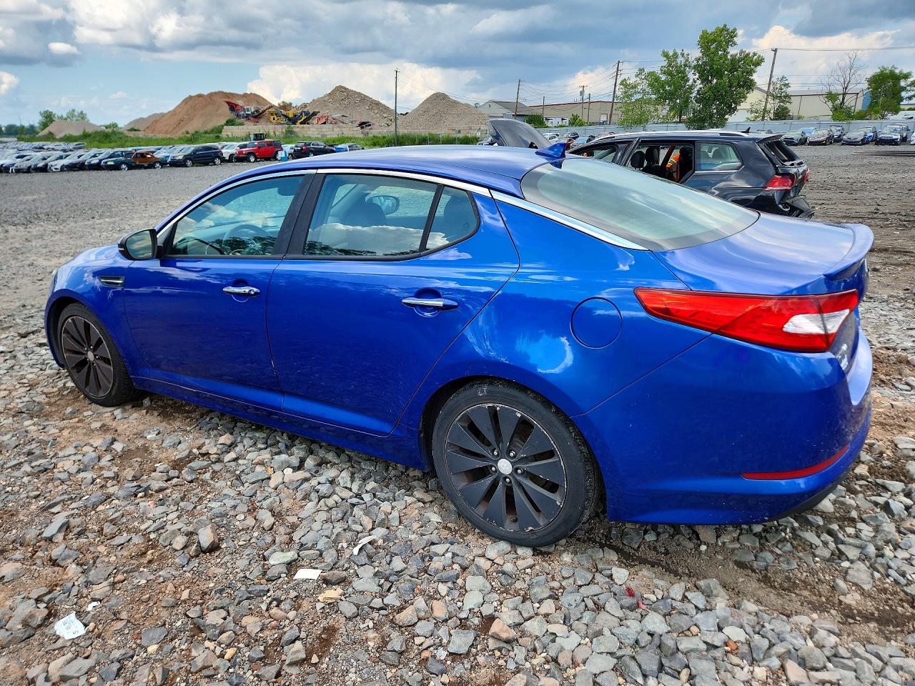 2012 Kia Optima Sx Blue vin: 5XXGR4A67CG066448