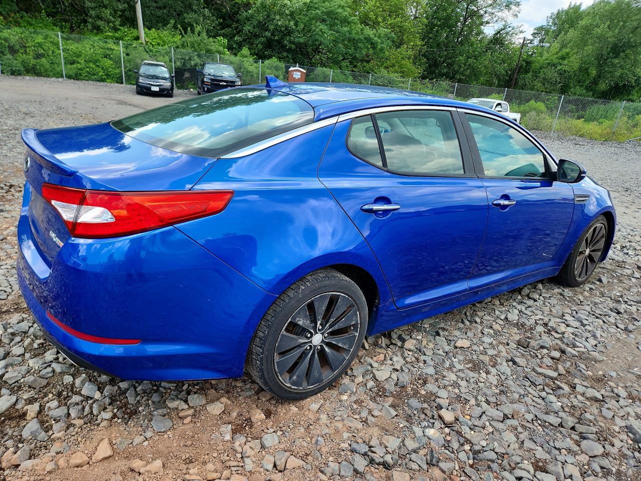 2012 Kia Optima Sx Blue vin: 5XXGR4A67CG066448