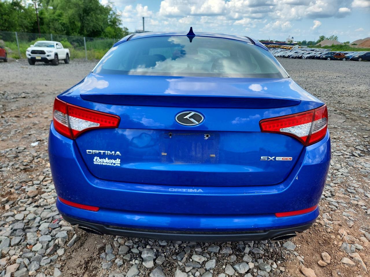 2012 Kia Optima Sx Blue vin: 5XXGR4A67CG066448