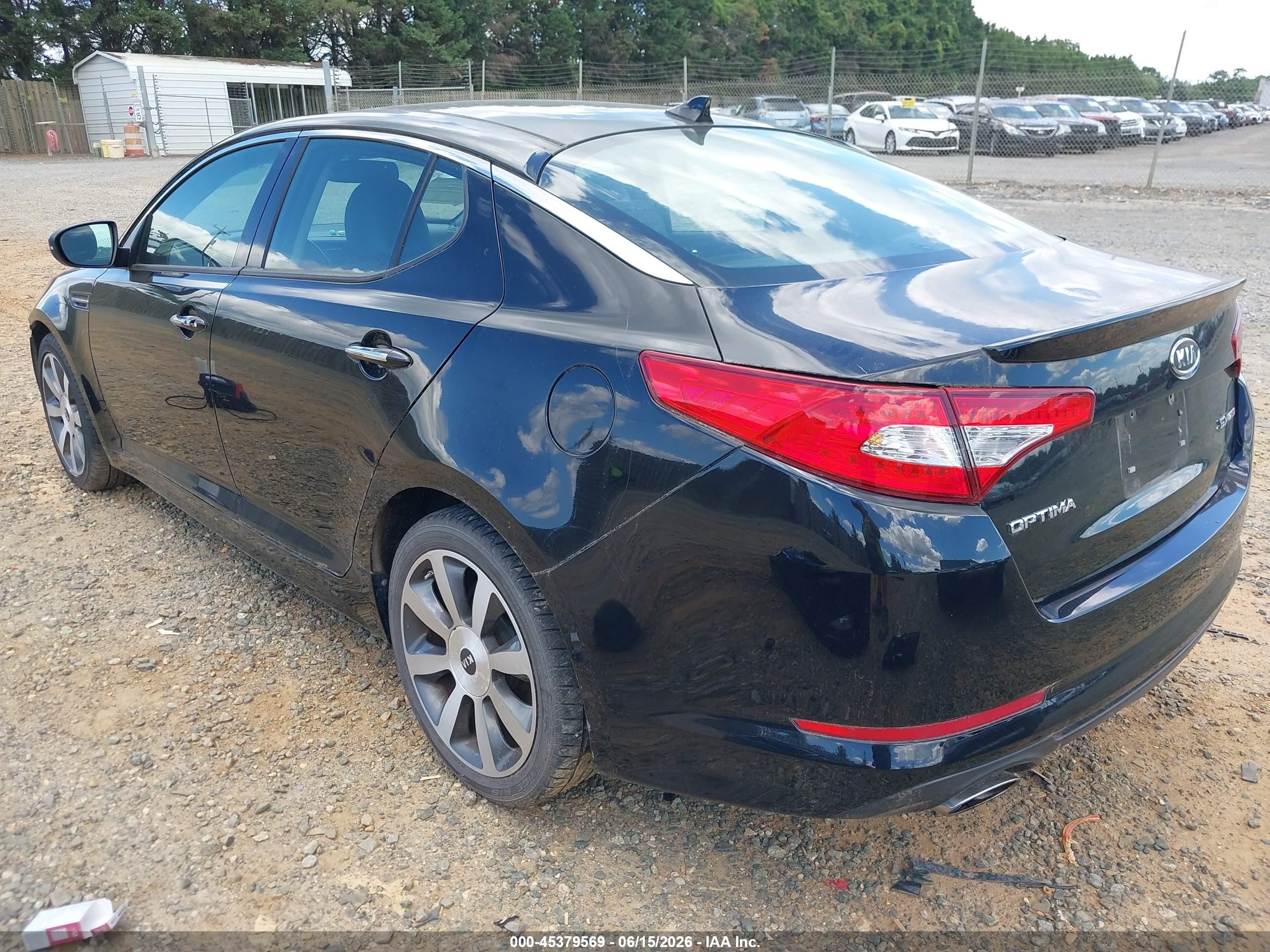 2012 Kia Optima Sx Black vin: 5XXGR4A67CG072198