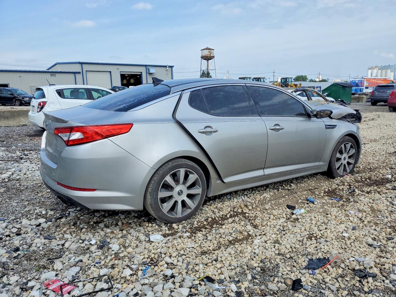 2012 Kia Optima Sx Gray vin: 5XXGR4A67CG073853