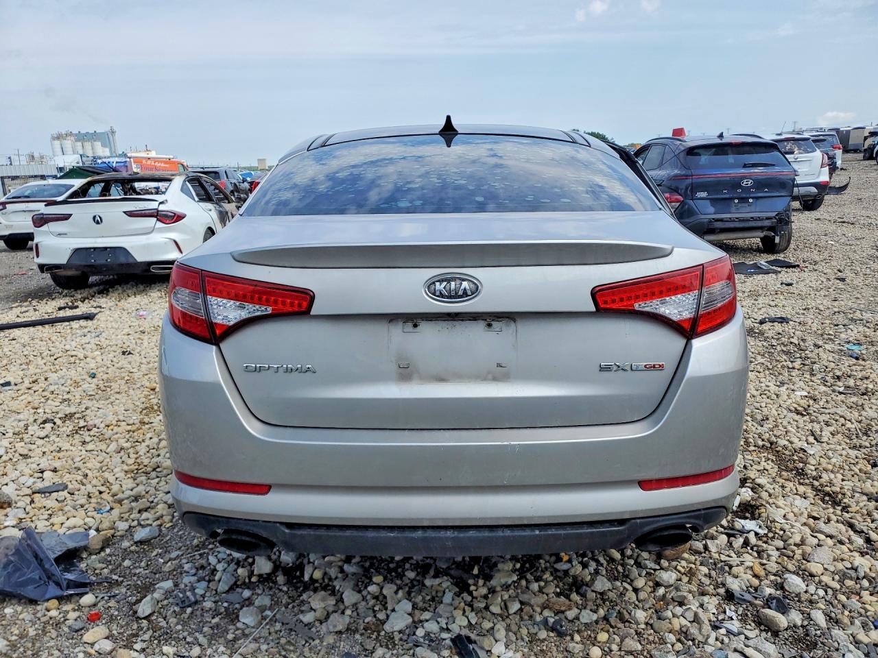 2012 Kia Optima Sx Gray vin: 5XXGR4A67CG073853