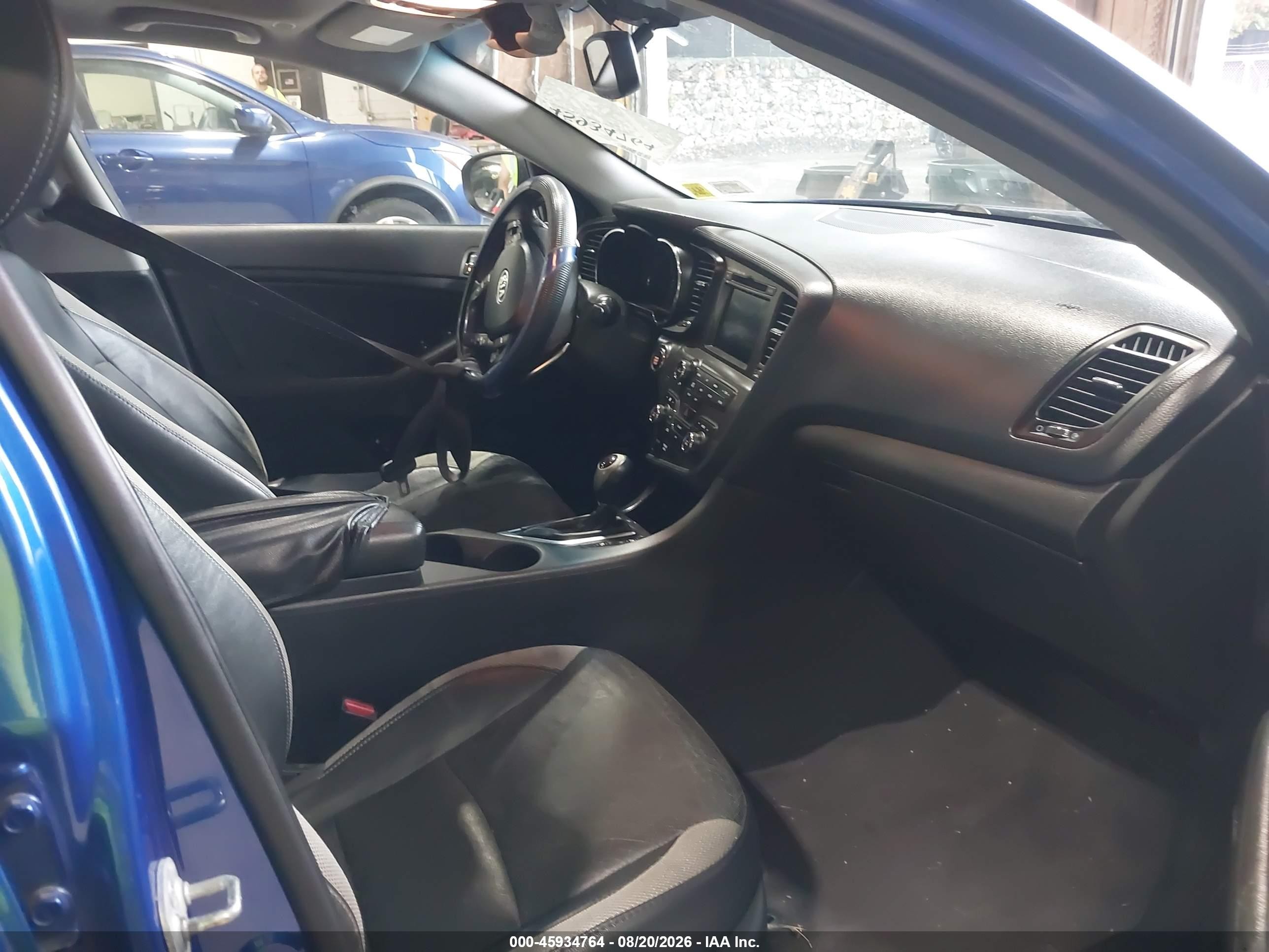 2012 Kia Optima Sx Blue vin: 5XXGR4A67CG079961