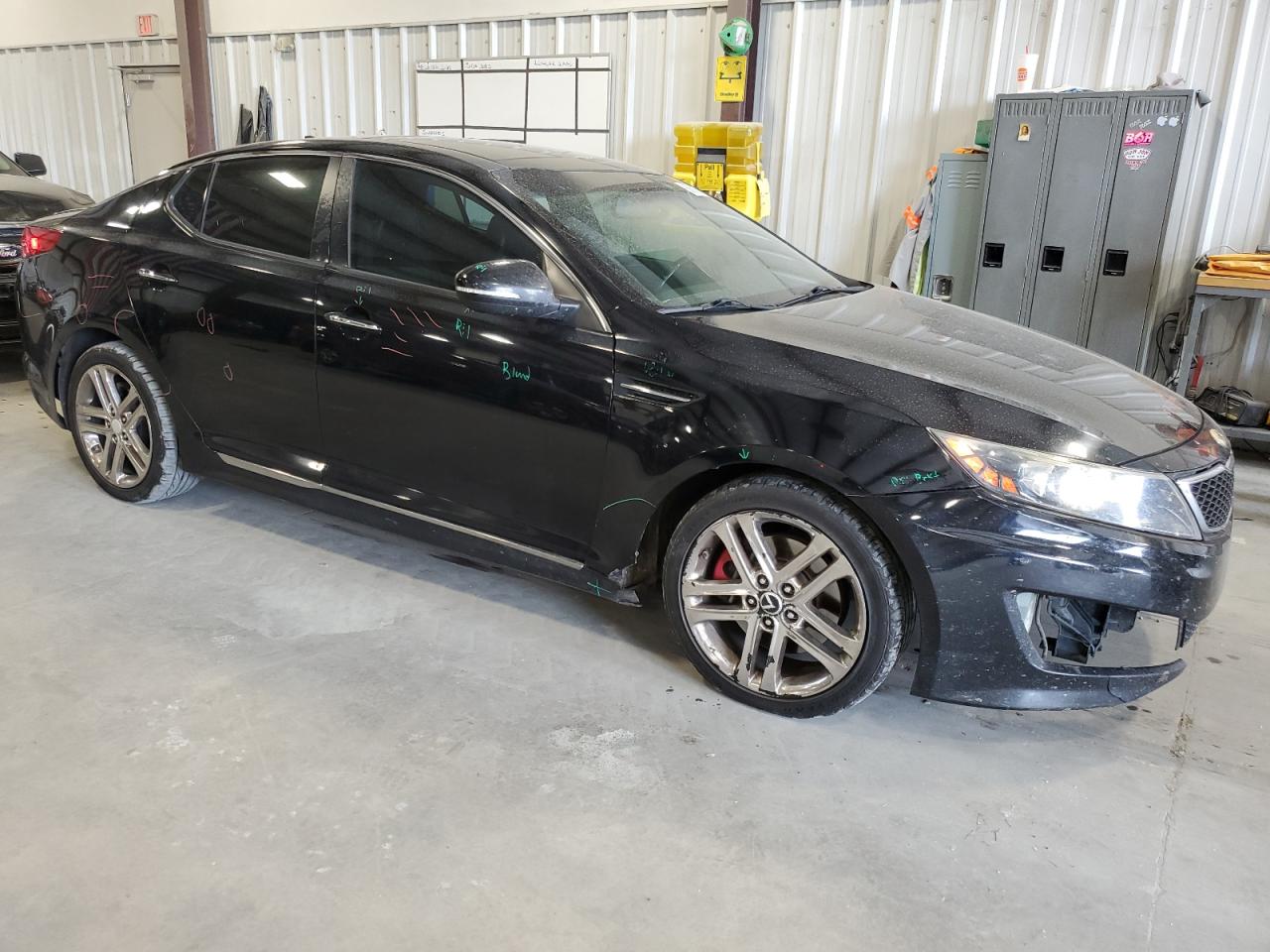 2013 Kia Optima Sx Black vin: 5XXGR4A67DG098060