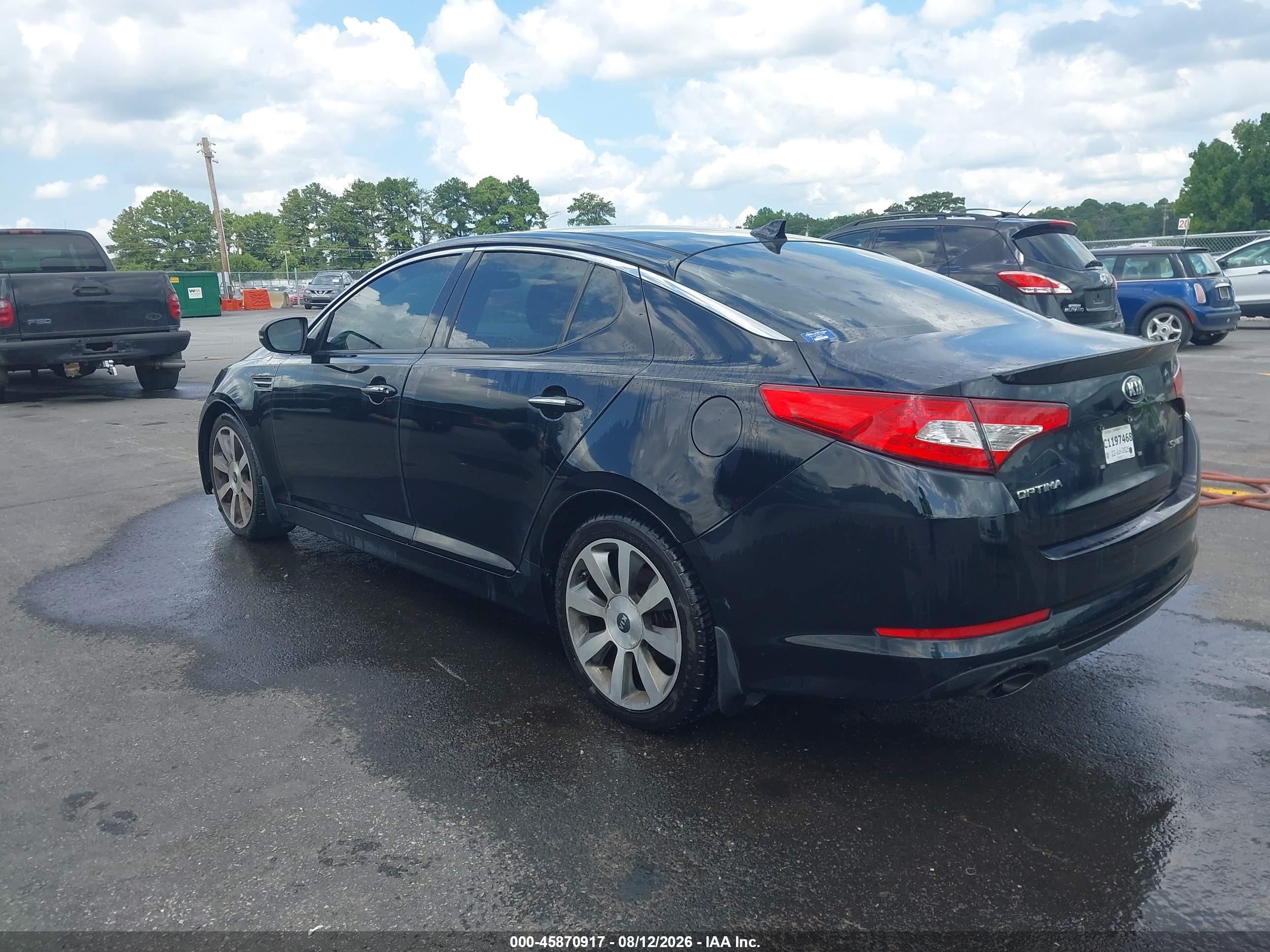 2013 Kia Optima Sx Black vin: 5XXGR4A67DG141831