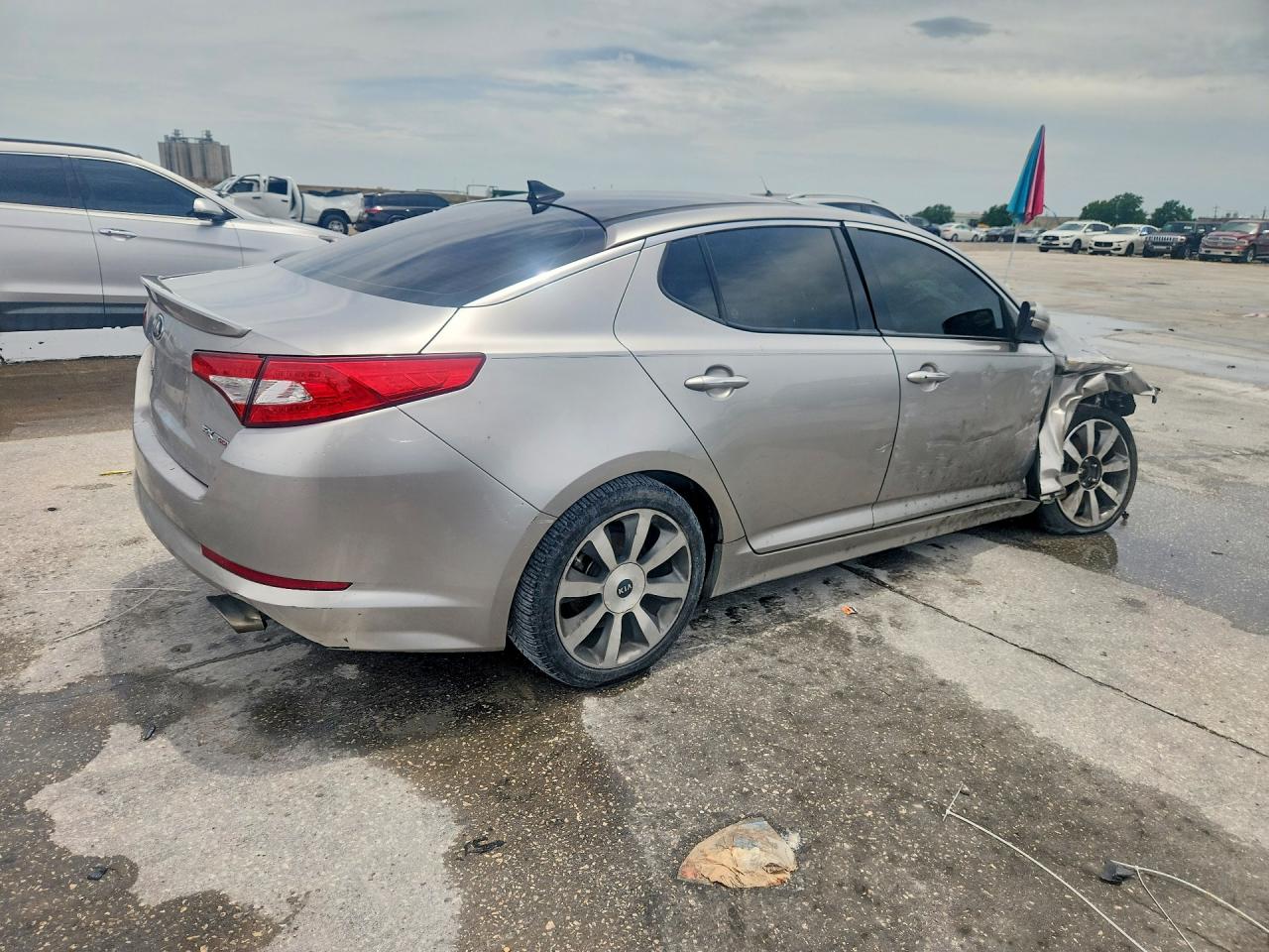 2013 Kia Optima Sx Gray vin: 5XXGR4A67DG224949