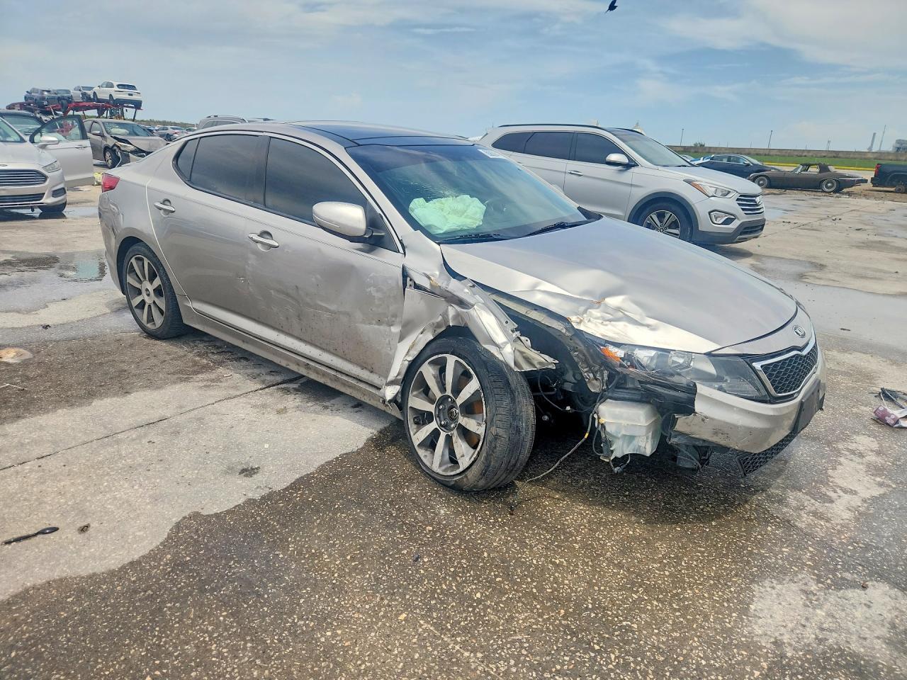 2013 Kia Optima Sx Gray vin: 5XXGR4A67DG224949