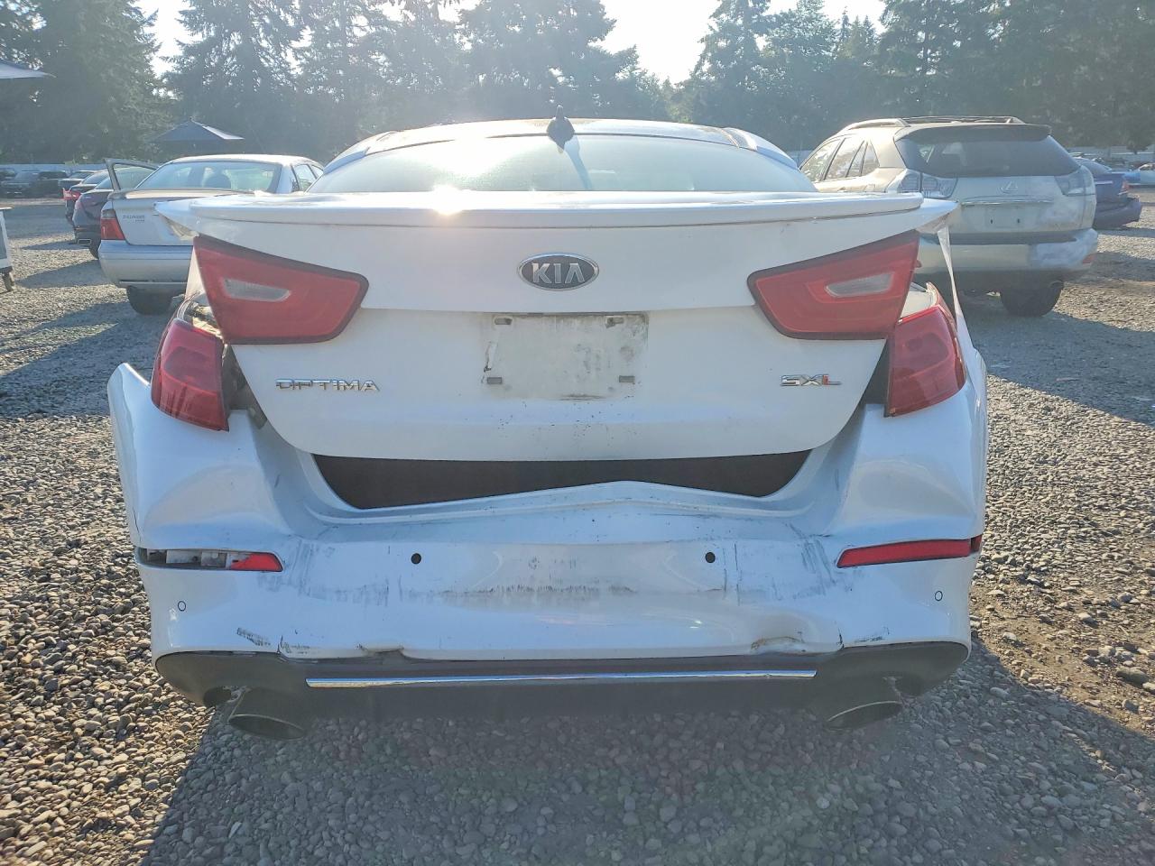 2014 Kia Optima Sx White vin: 5XXGR4A67EG280407