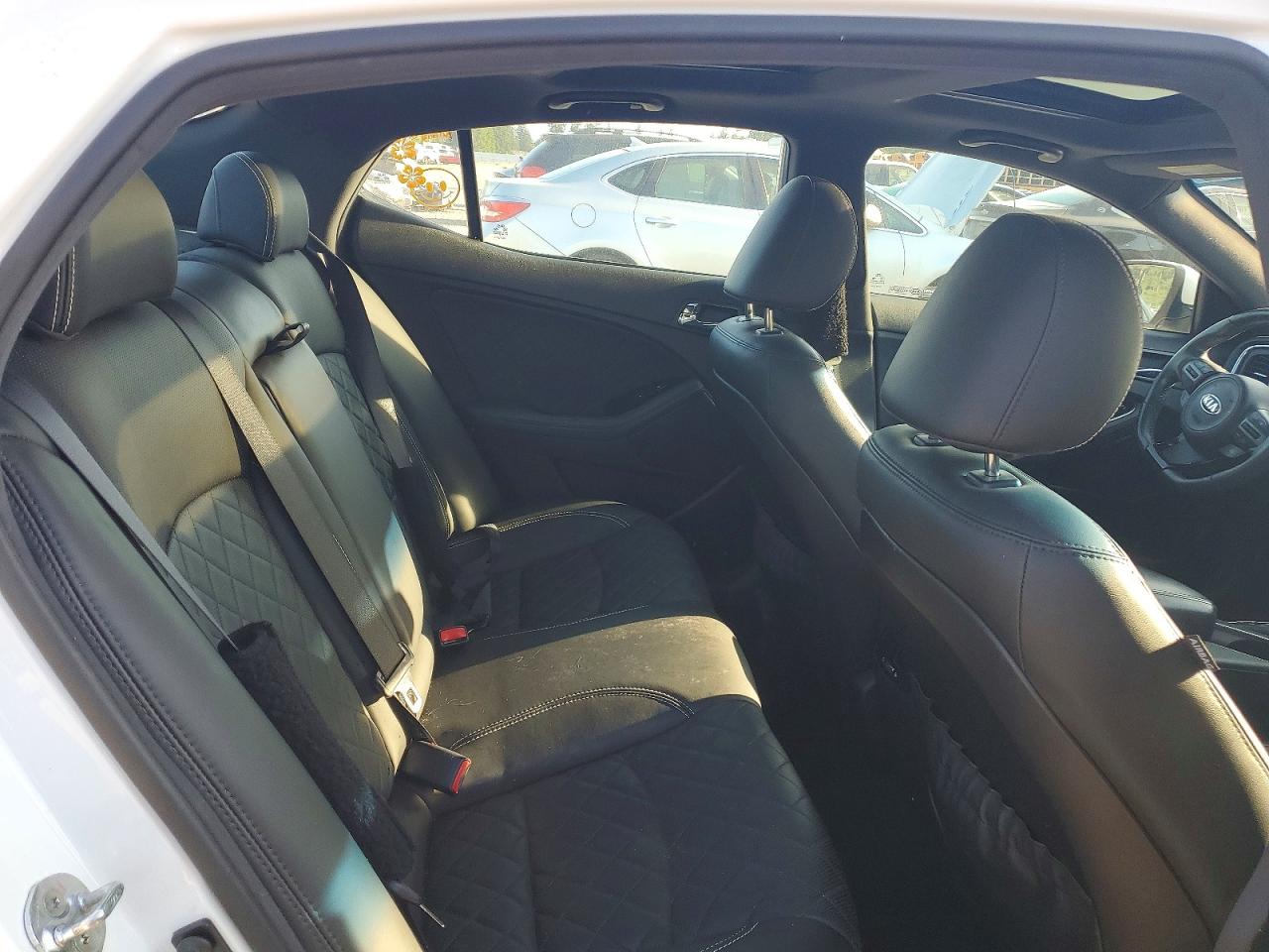 2014 Kia Optima Sx White vin: 5XXGR4A67EG280407