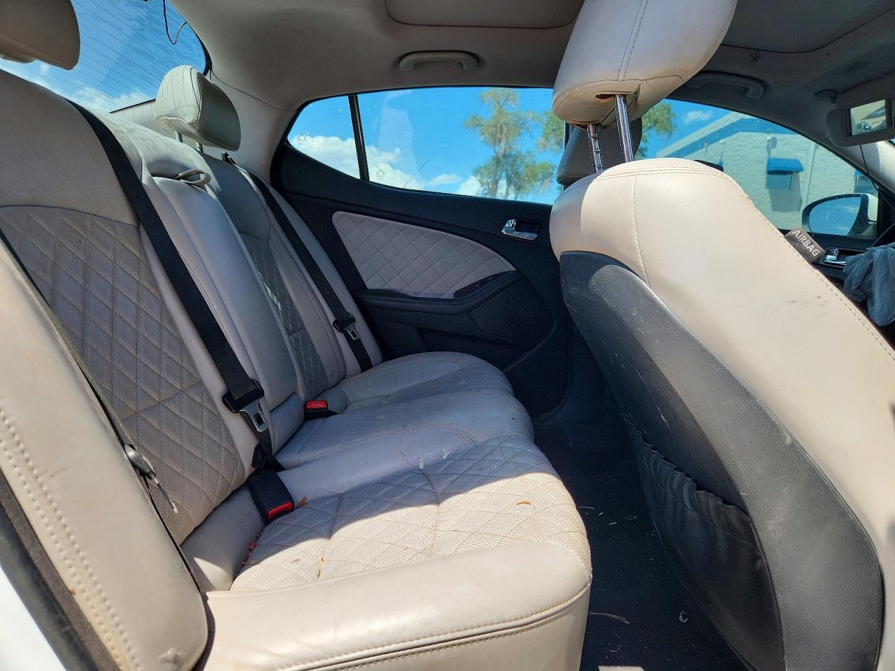 2014 Kia Optima Sx White vin: 5XXGR4A67EG283727