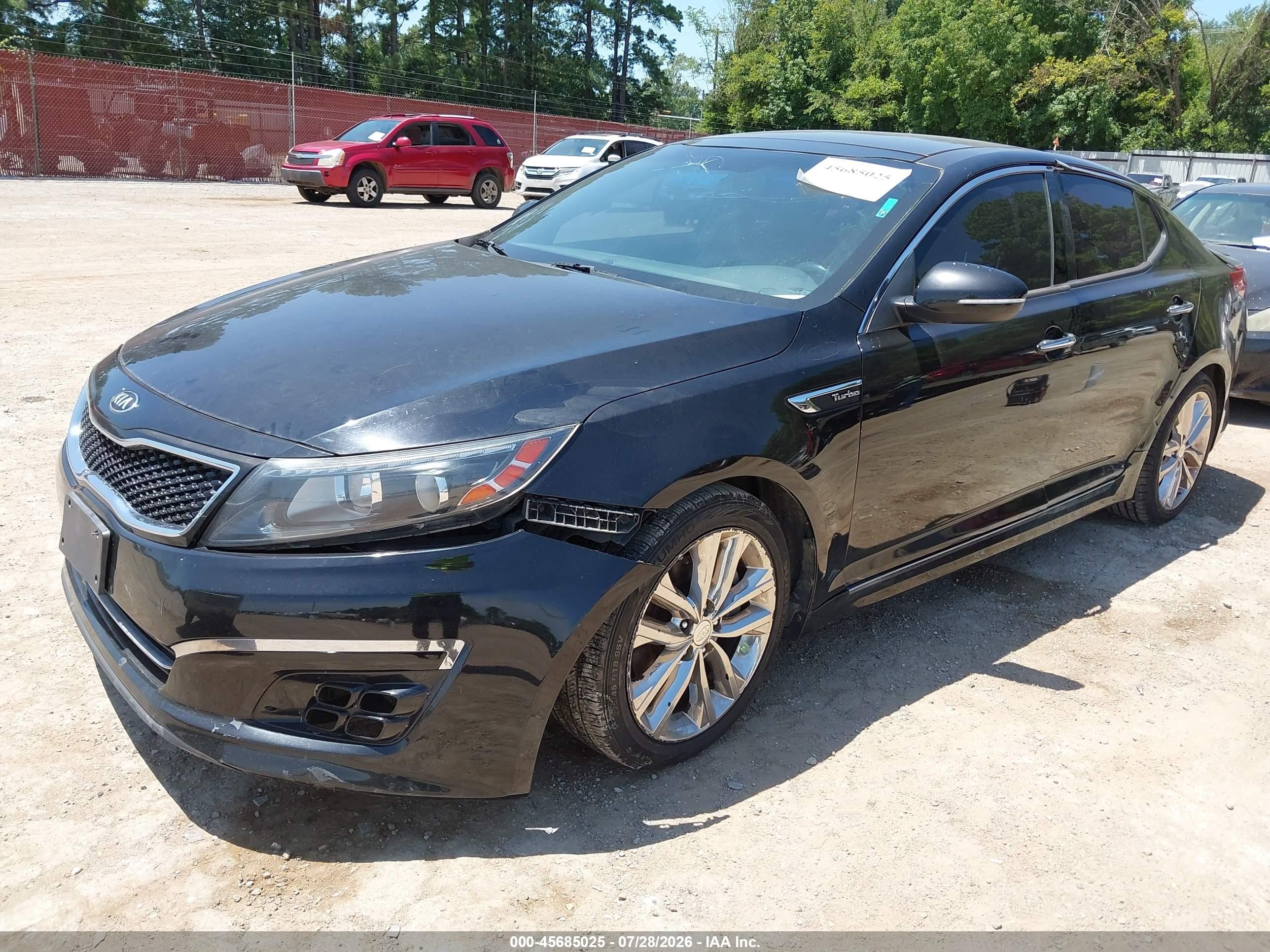 2014 Kia Optima Sxl Turbo Черный vin: 5XXGR4A67EG295280