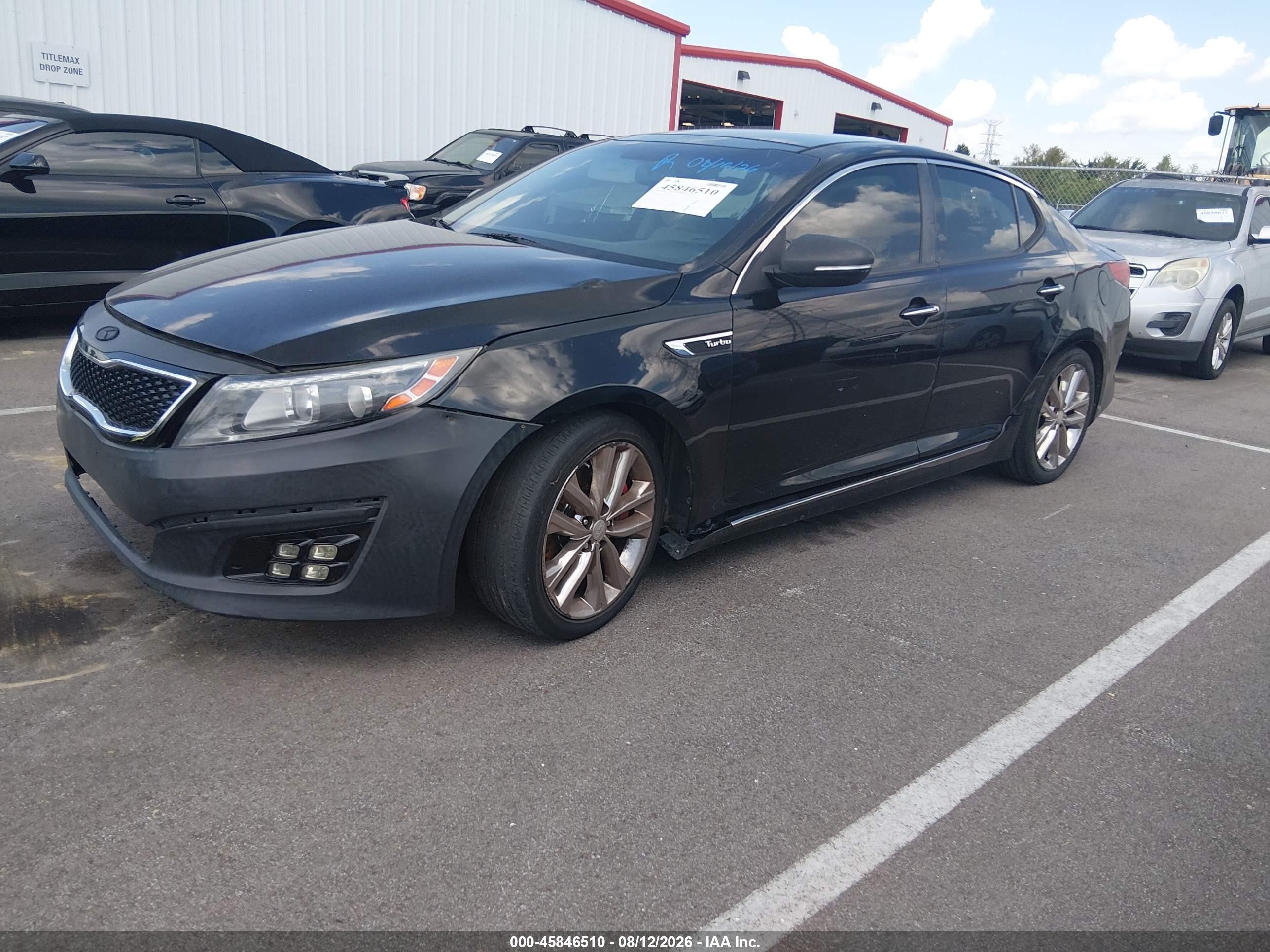 2014 Kia Optima Sxl Turbo Black vin: 5XXGR4A67EG298969