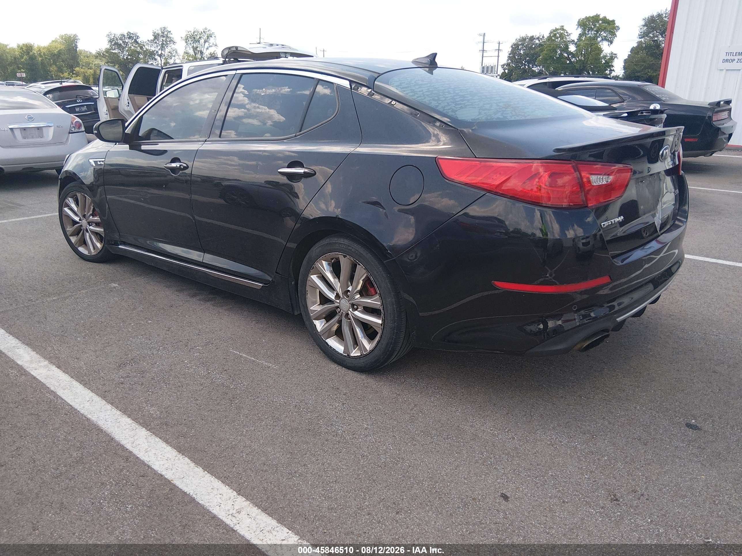 2014 Kia Optima Sxl Turbo Black vin: 5XXGR4A67EG298969