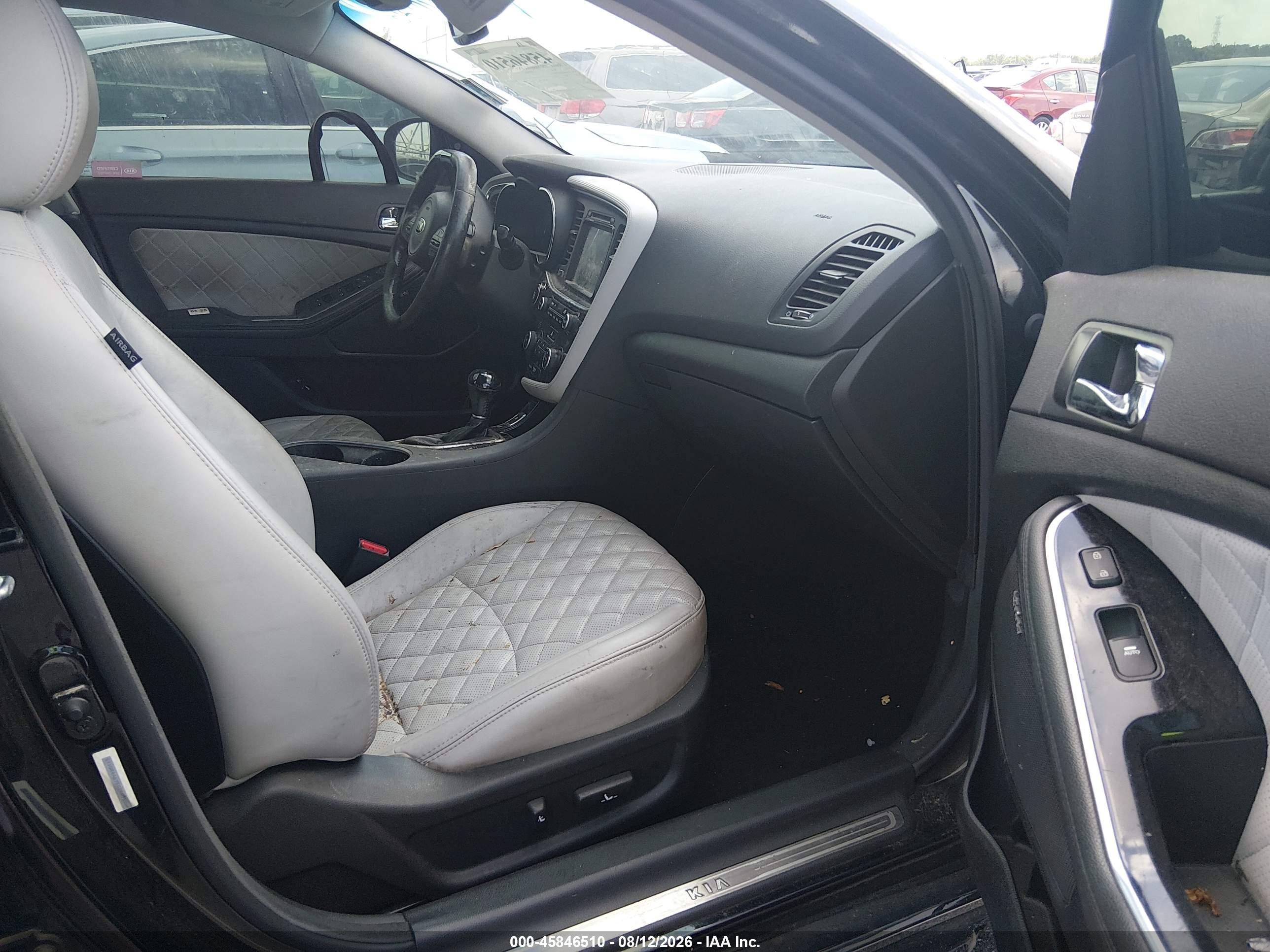 2014 Kia Optima Sxl Turbo Black vin: 5XXGR4A67EG298969