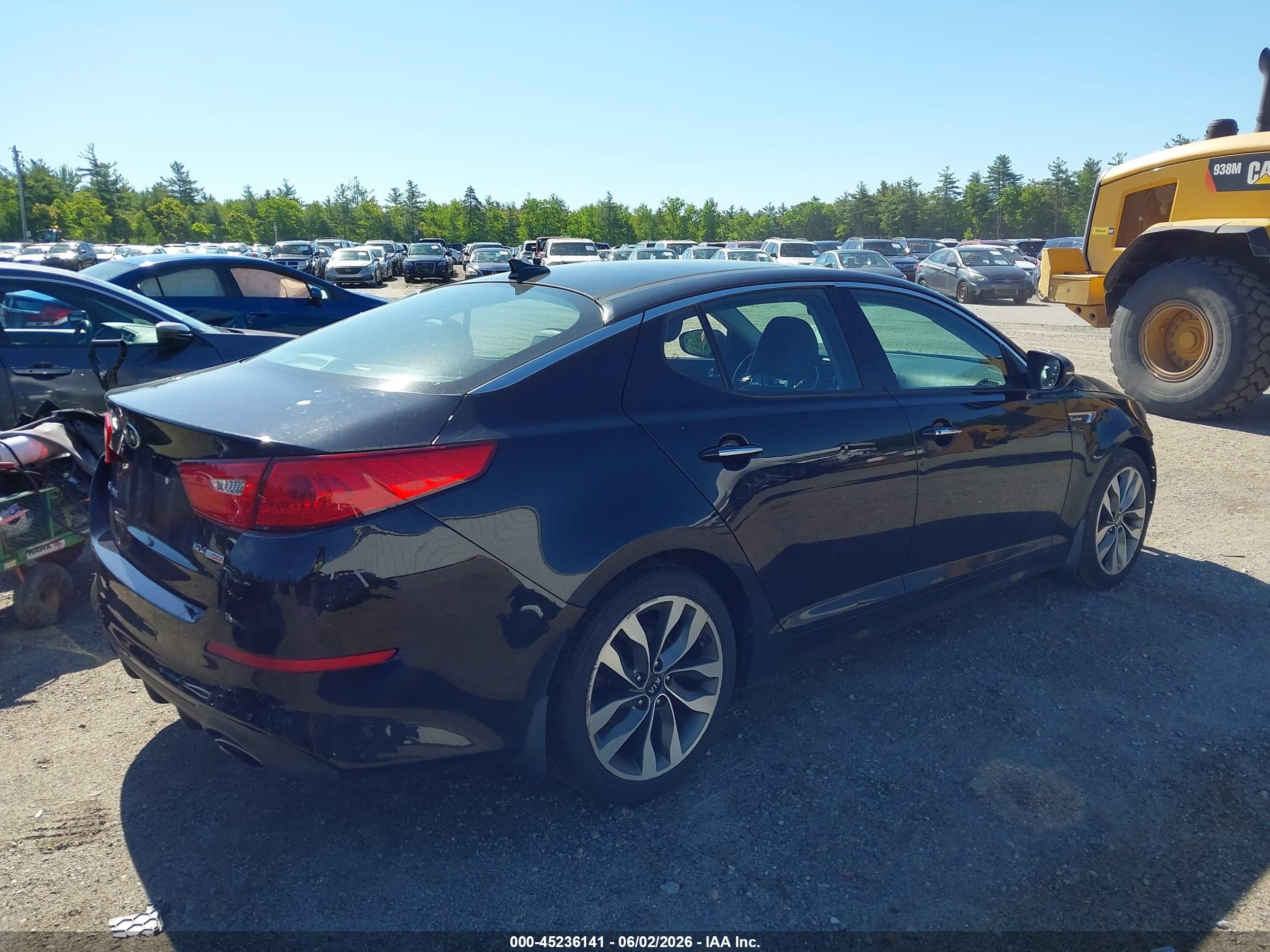 2015 Kia Optima Sx Turbo Black vin: 5XXGR4A67FG361277